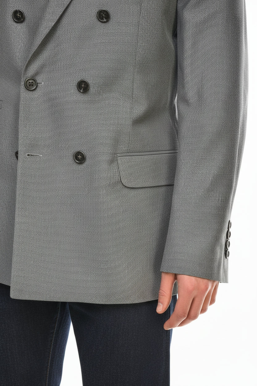 Brunello Cucinelli Cotton Double-Breasted Sport Jacket