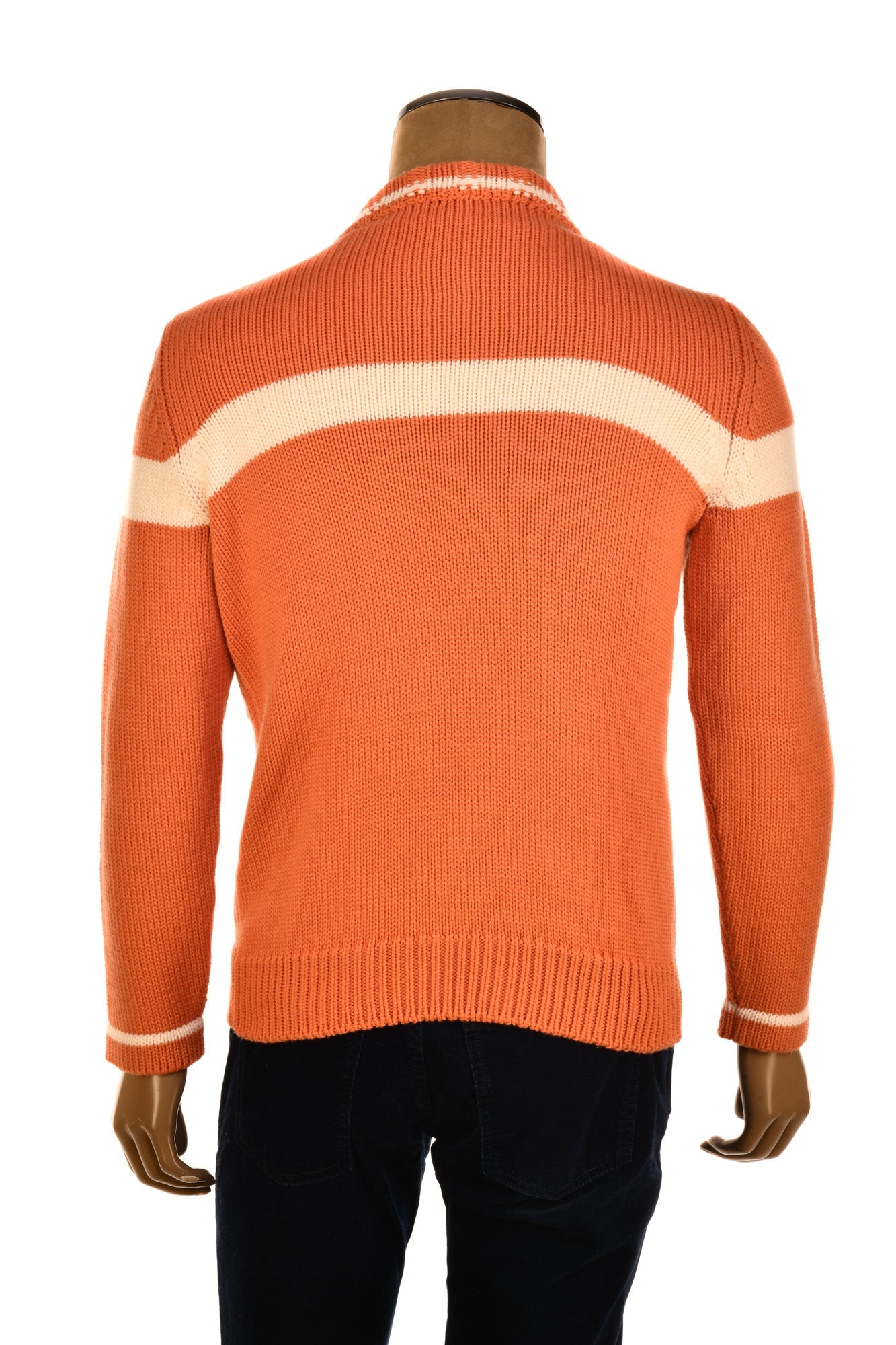 Fedeli Virgin Wool V-Neck Knit Sweater