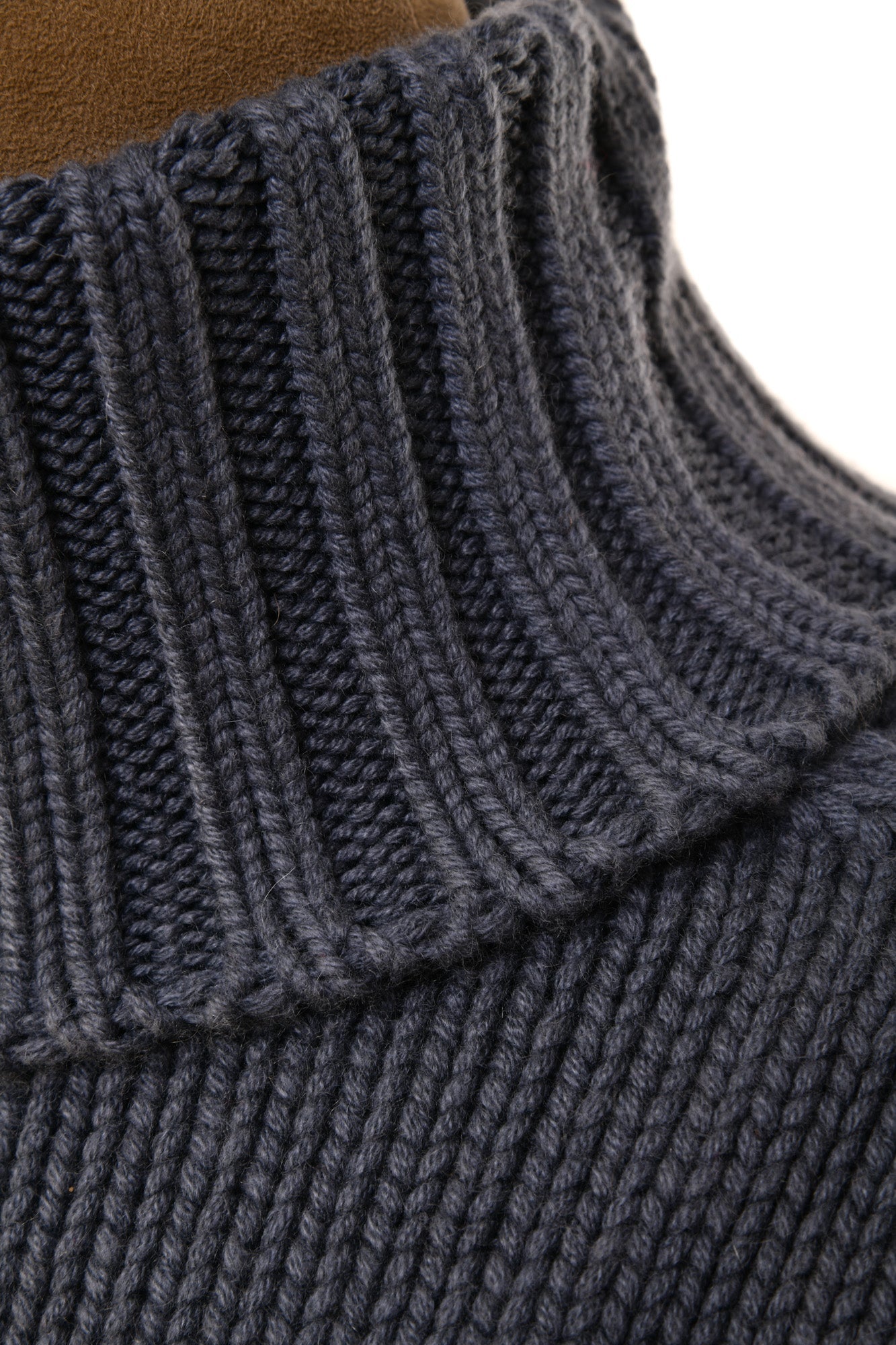 Manrico Cashmere Tribal Pattered Turtleneck Thick Knit Sweater