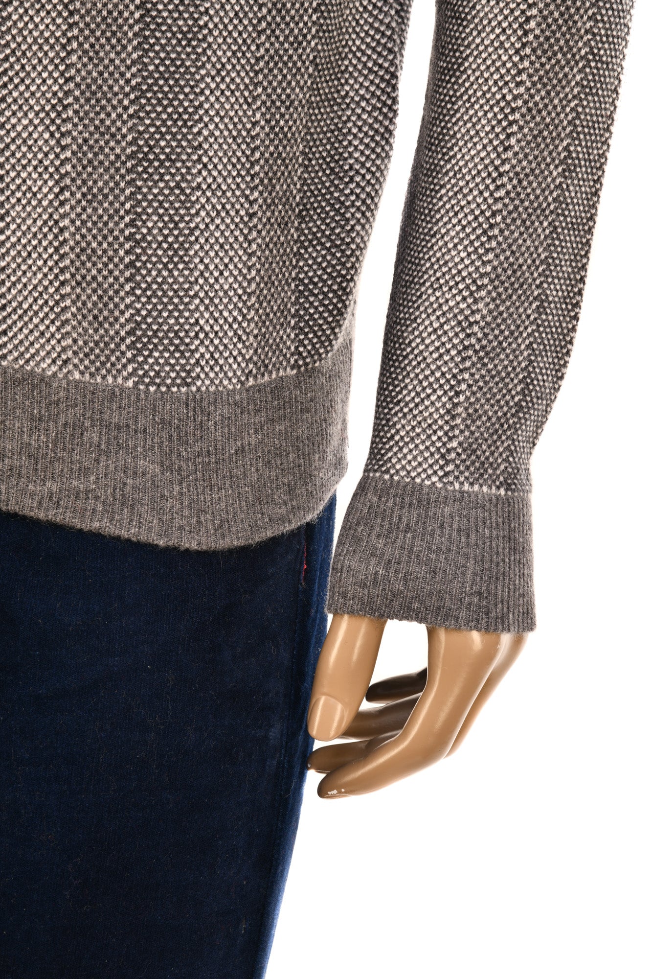 Manrico Striped Cashmere V-Neck Sweater