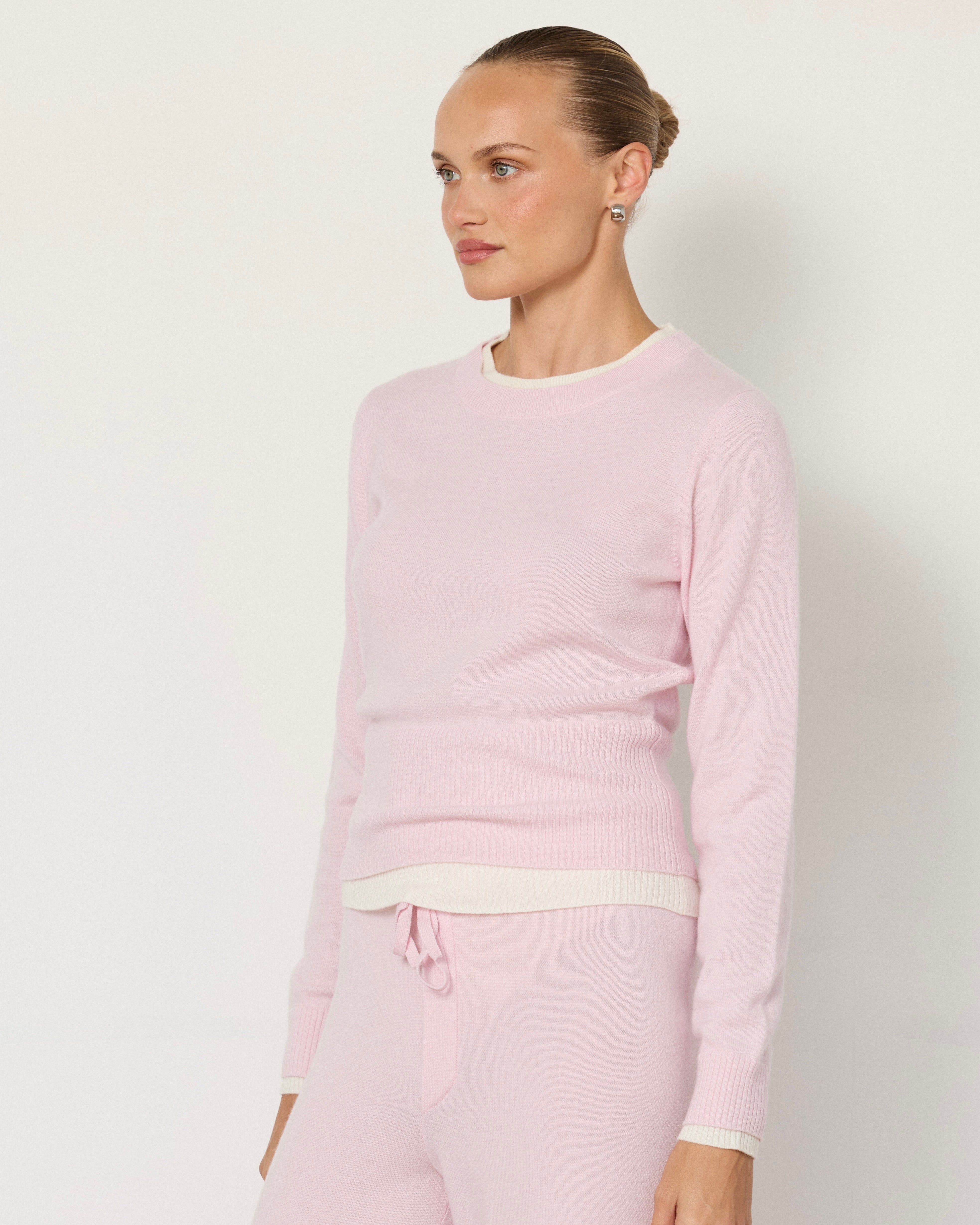 Tove Layered Cashmere Crewneck