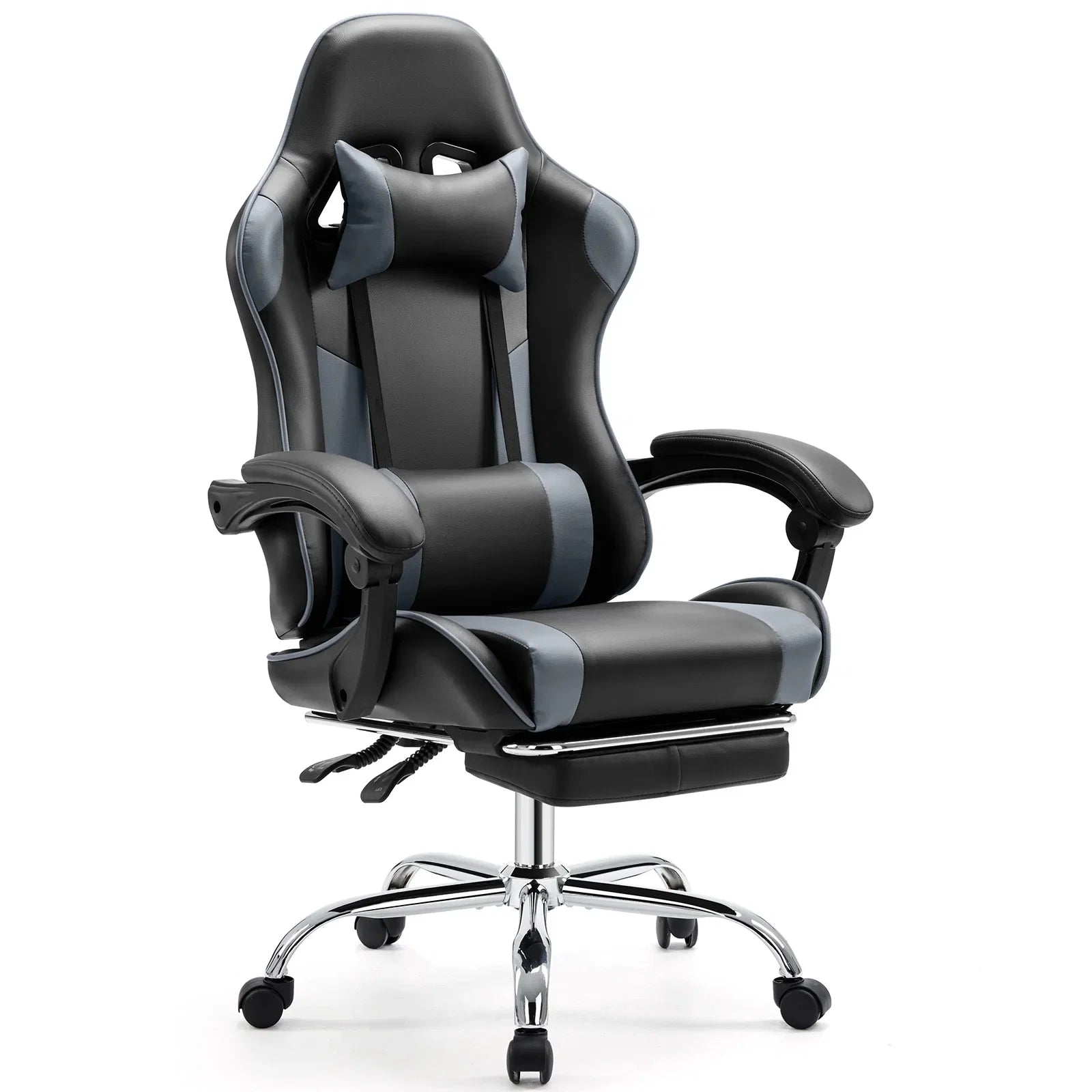JHK Ergonomic Racing Gaming Chair With Headrest and Lumbar Support