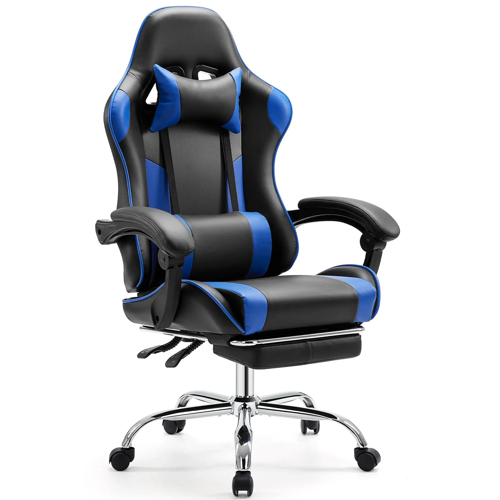 JHK Ergonomic Racing Gaming Chair With Headrest and Lumbar Support