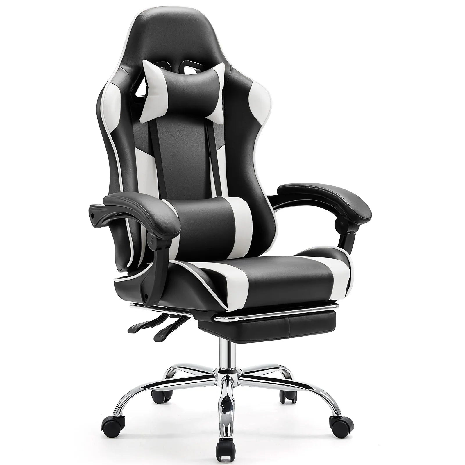 JHK Ergonomic Racing Gaming Chair With Headrest and Lumbar Support