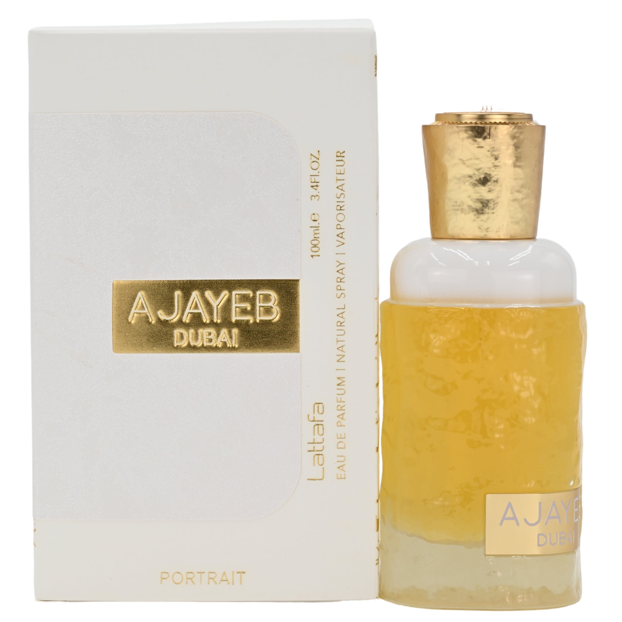Lattafa Ajayeb Dubai Portrait Unisex Eau De Parfum Spray 3.4 oz