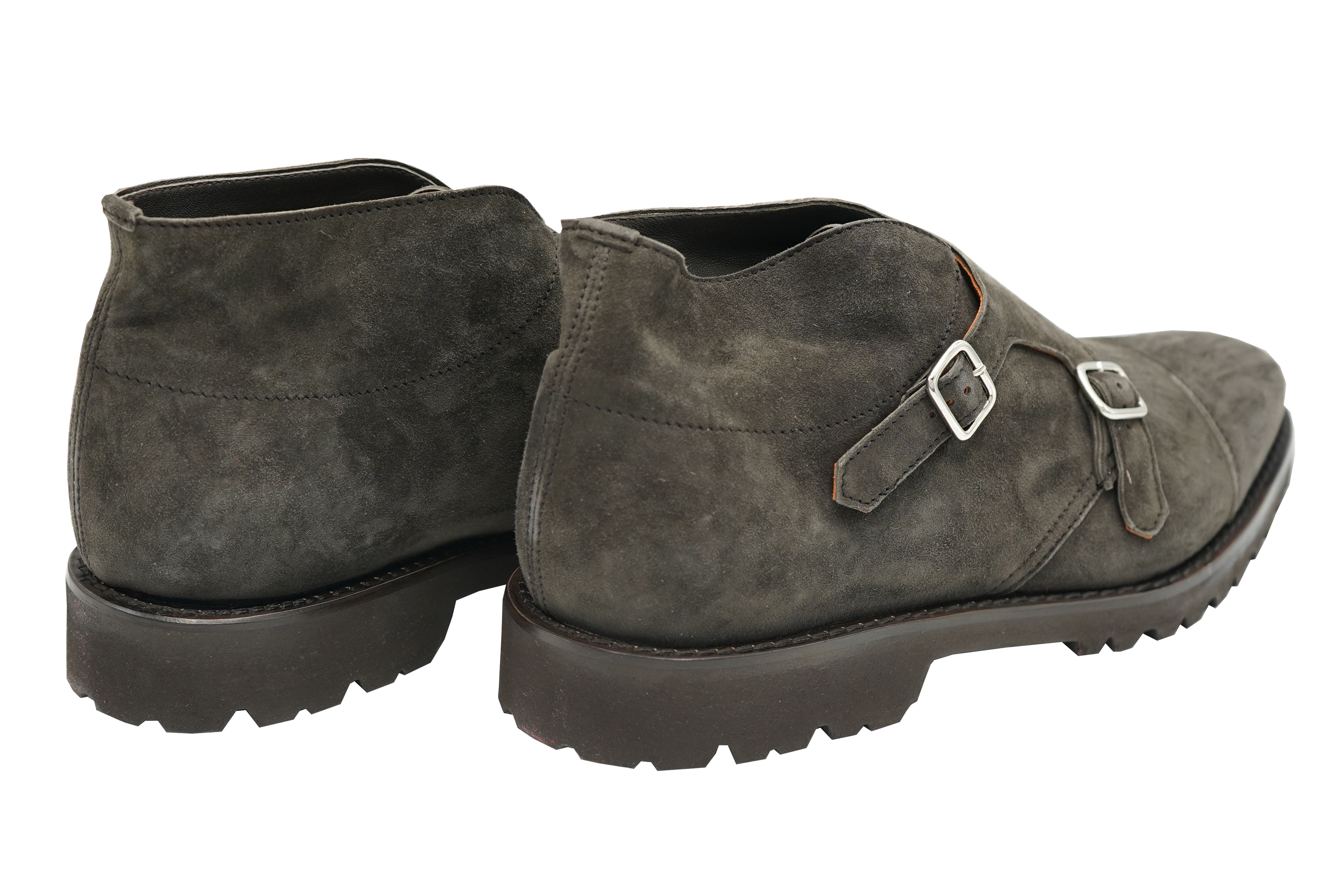 Andrea Ventura St Tropez Suede Monk Strap Boots