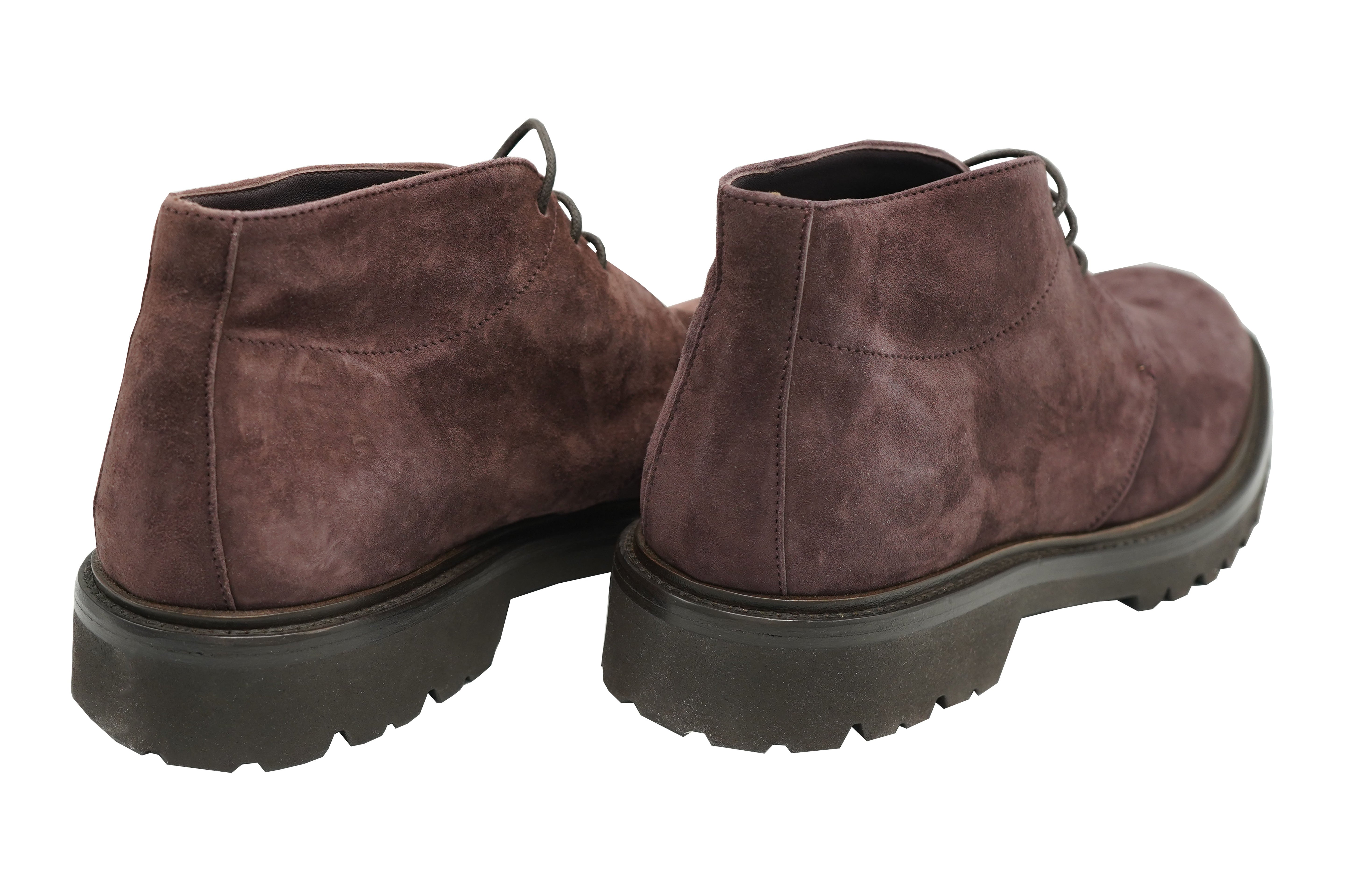 Andrea Ventura Chucca T Suede Lace-Up Boots w/ Lug Sole
