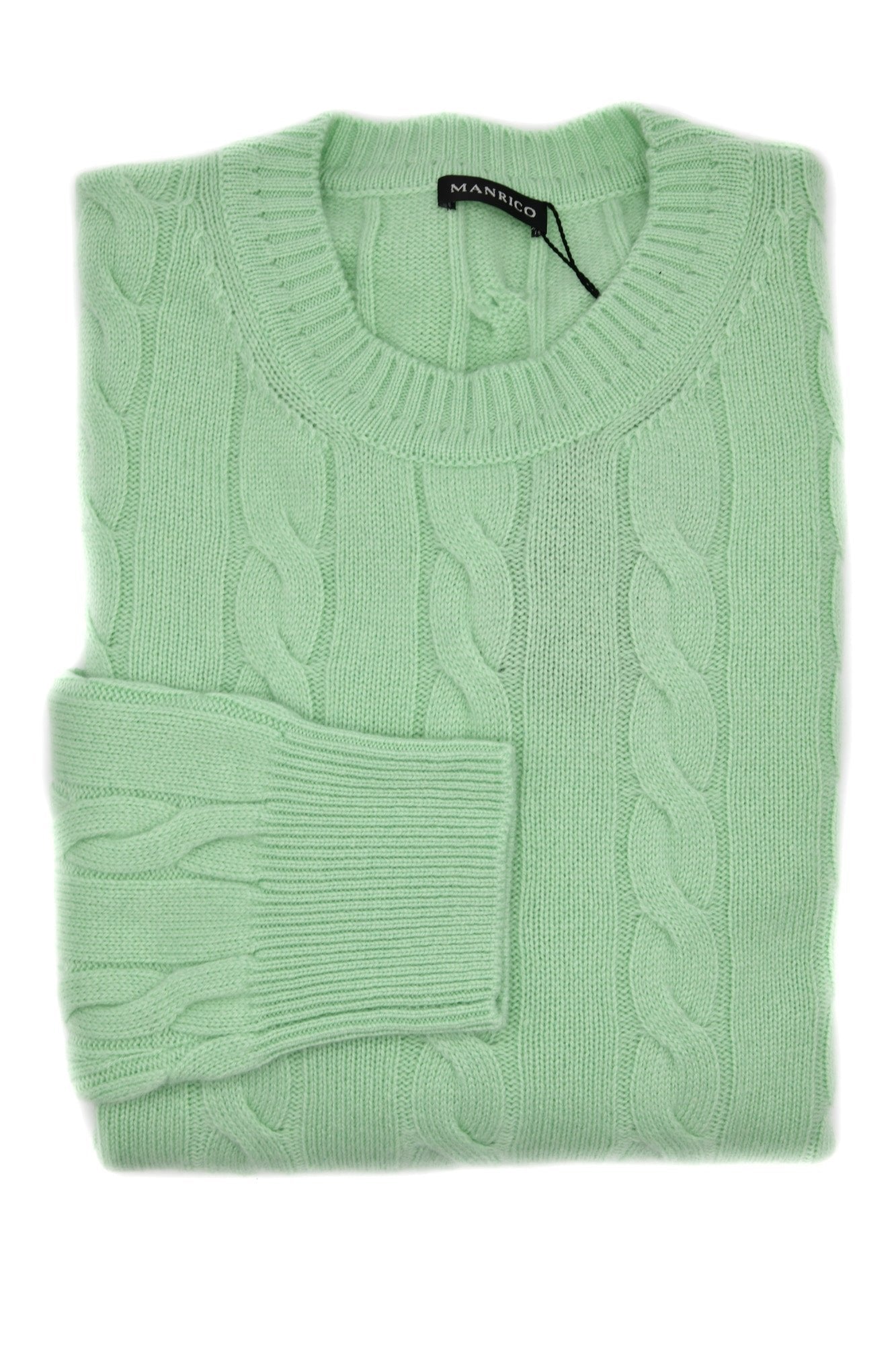 Manrico Cashmere Cable Knit Sweater