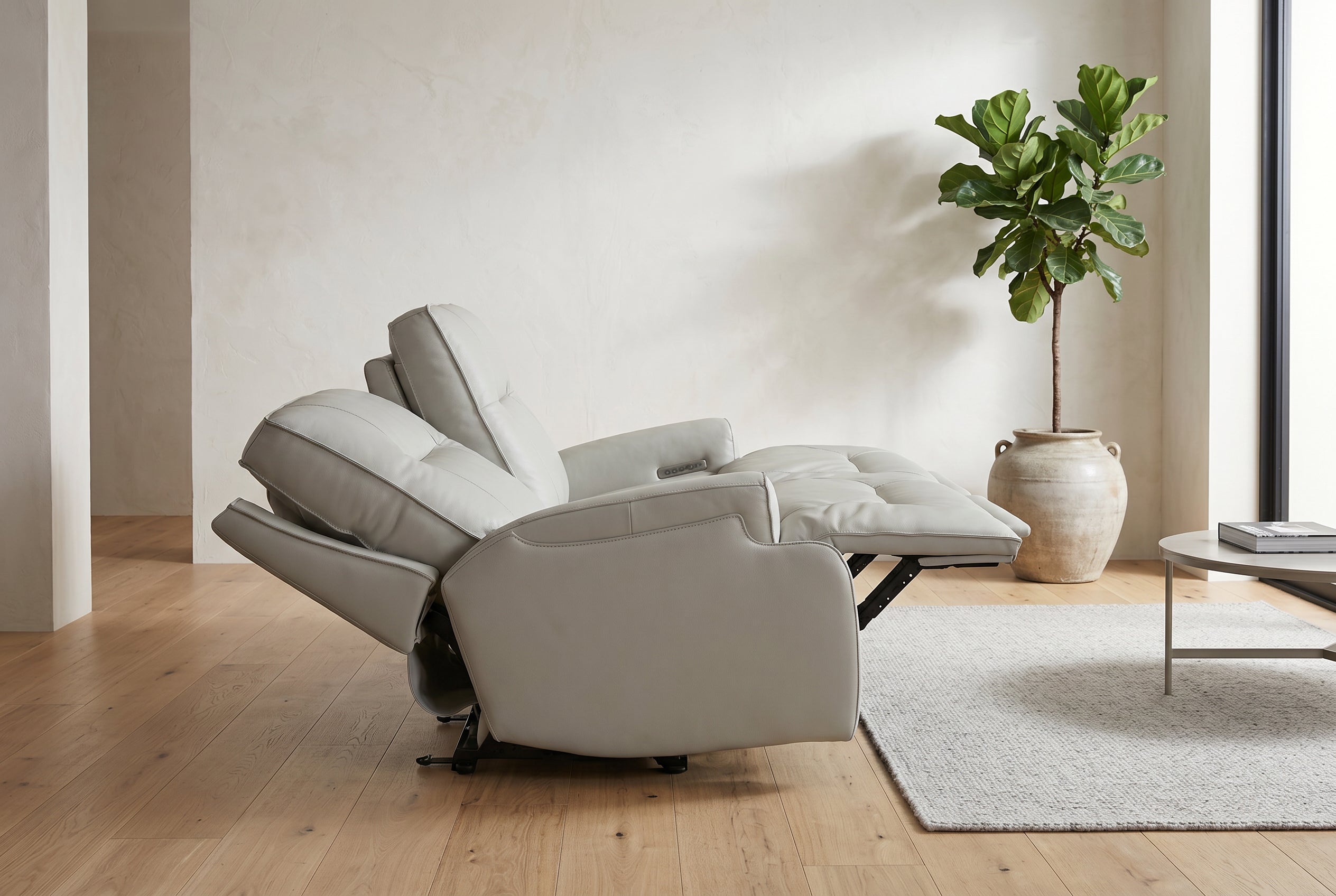 Atlas Fog 2-Piece Power Reclining Sofa Set