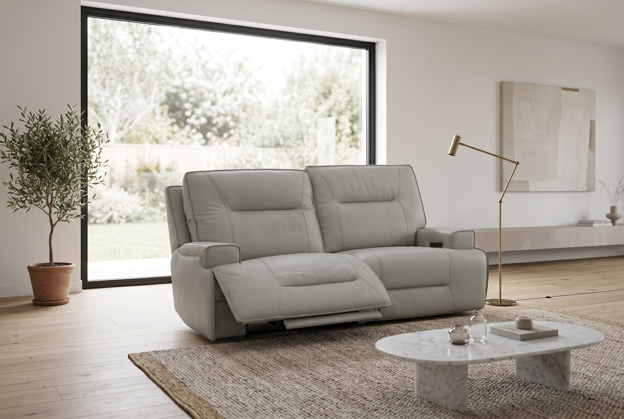 Atlas Fog Zero Gravity Power Reclining Sofa