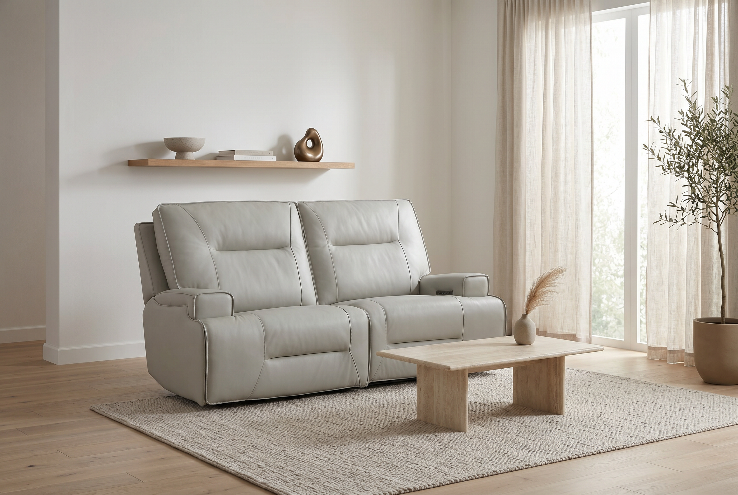 Atlas Fog Zero Gravity Power Reclining Sofa