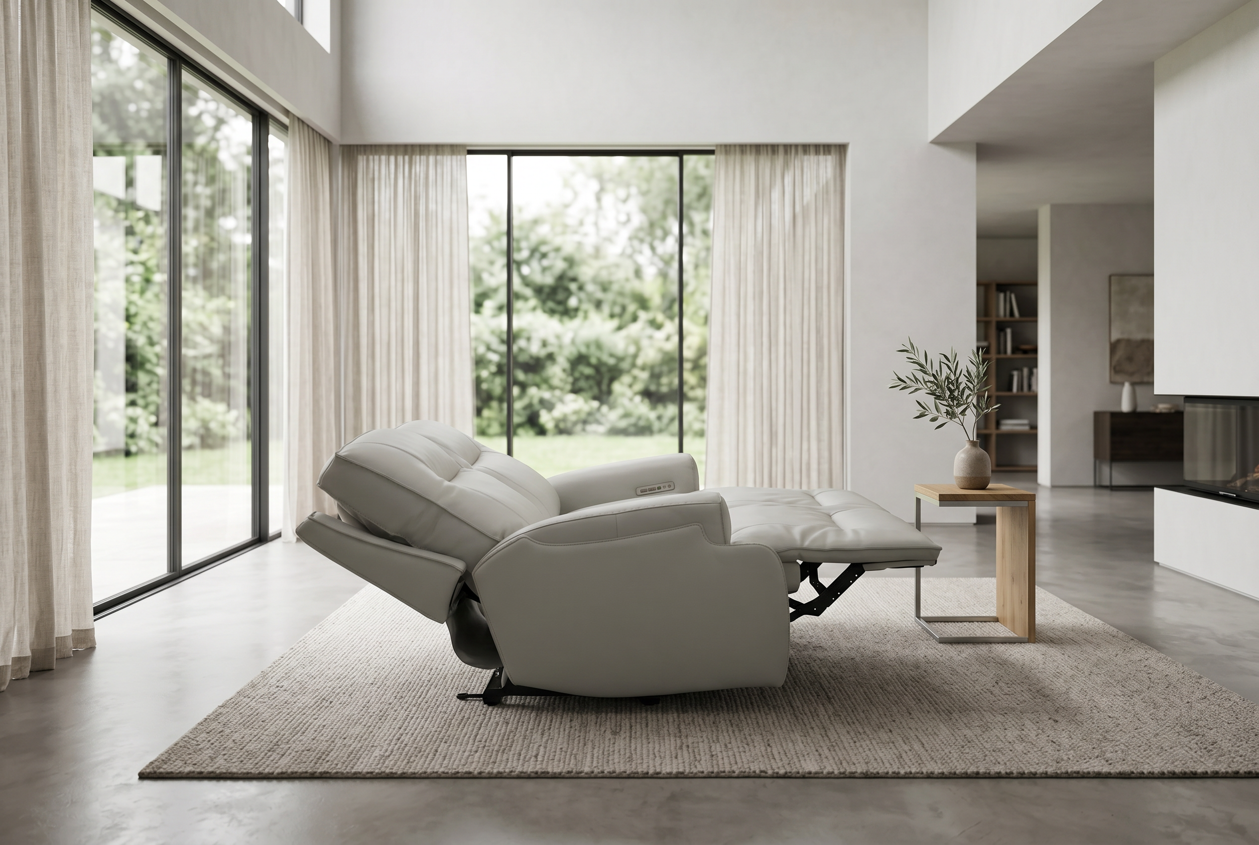 Atlas Fog Zero Gravity Power Reclining Sofa