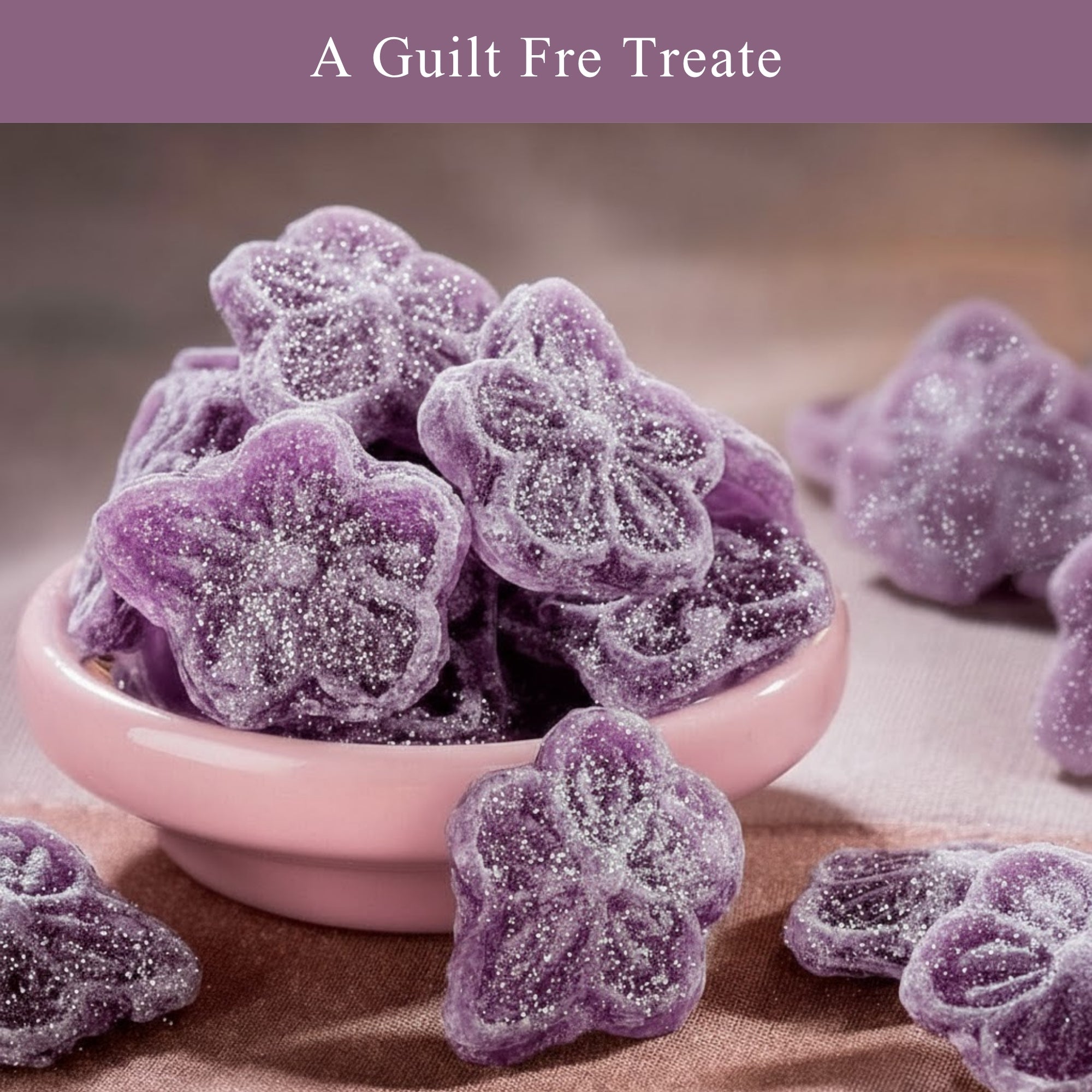 Andy Anand Sugar-Free Violet Candy Dragees, 100 pc, 2-Pack – Old-World European, Stevia Sweetened, Keto & Diabetic-Friendly Gourmet Gift Box