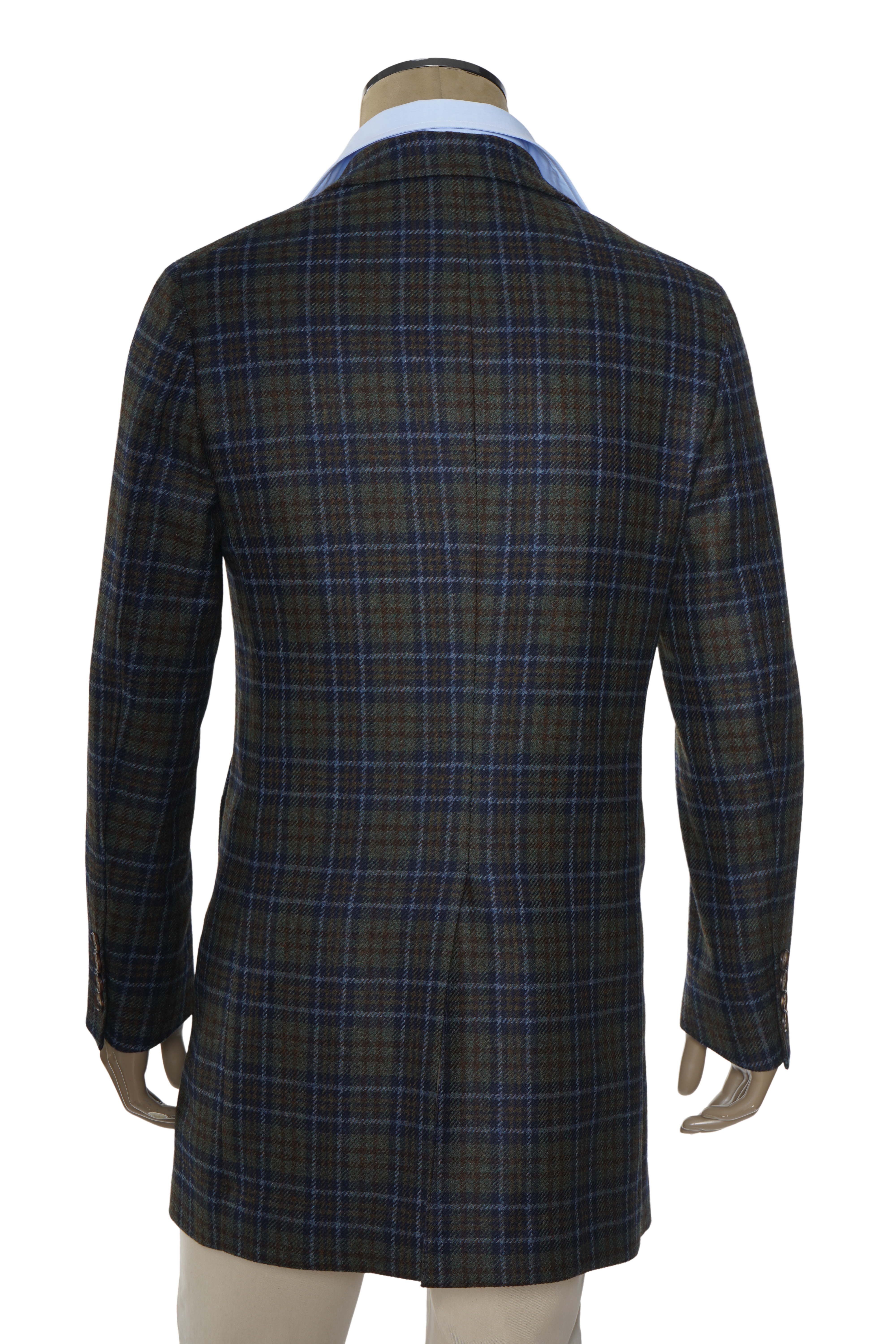 Fiore di Napoli Patterned Wool-Cashmere Overcoat