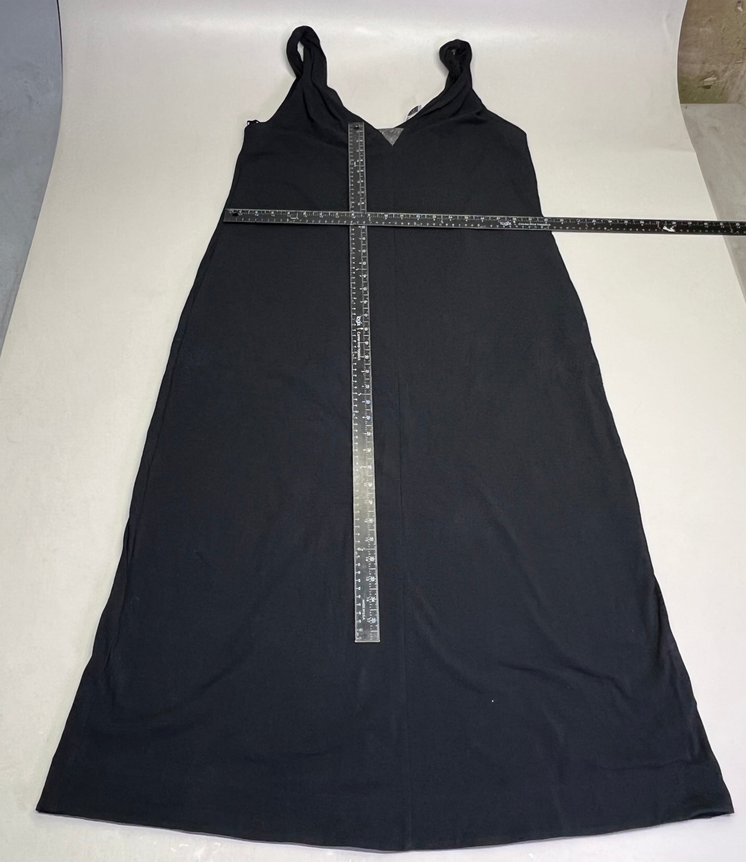 BRUNELLO CUCINELLI Ankle Dress W/ Shimmer Chest Accent 98% Cotton Women's Sz L