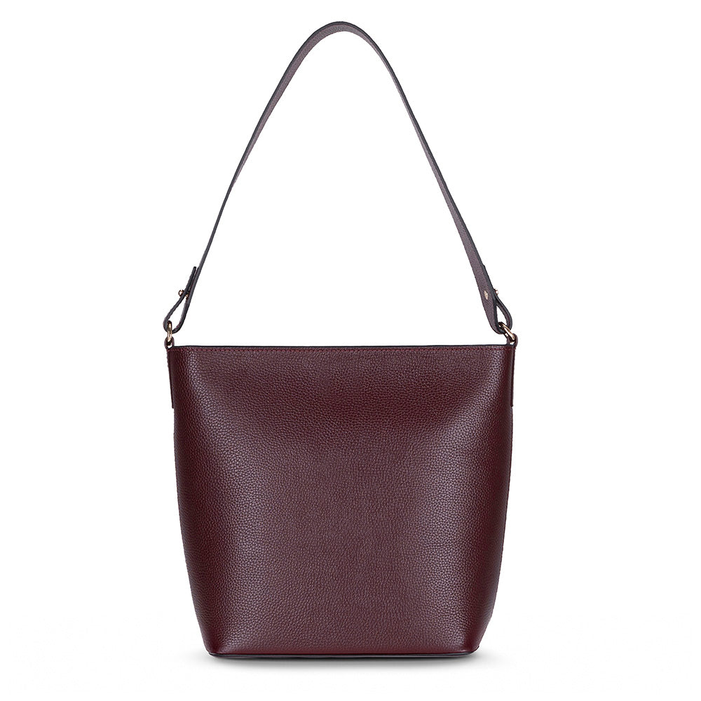 Elena Women’s Leather Tote Bag – Genuine Leather Shoulder Bag for Everyday Function | Minimal & Handcrafted