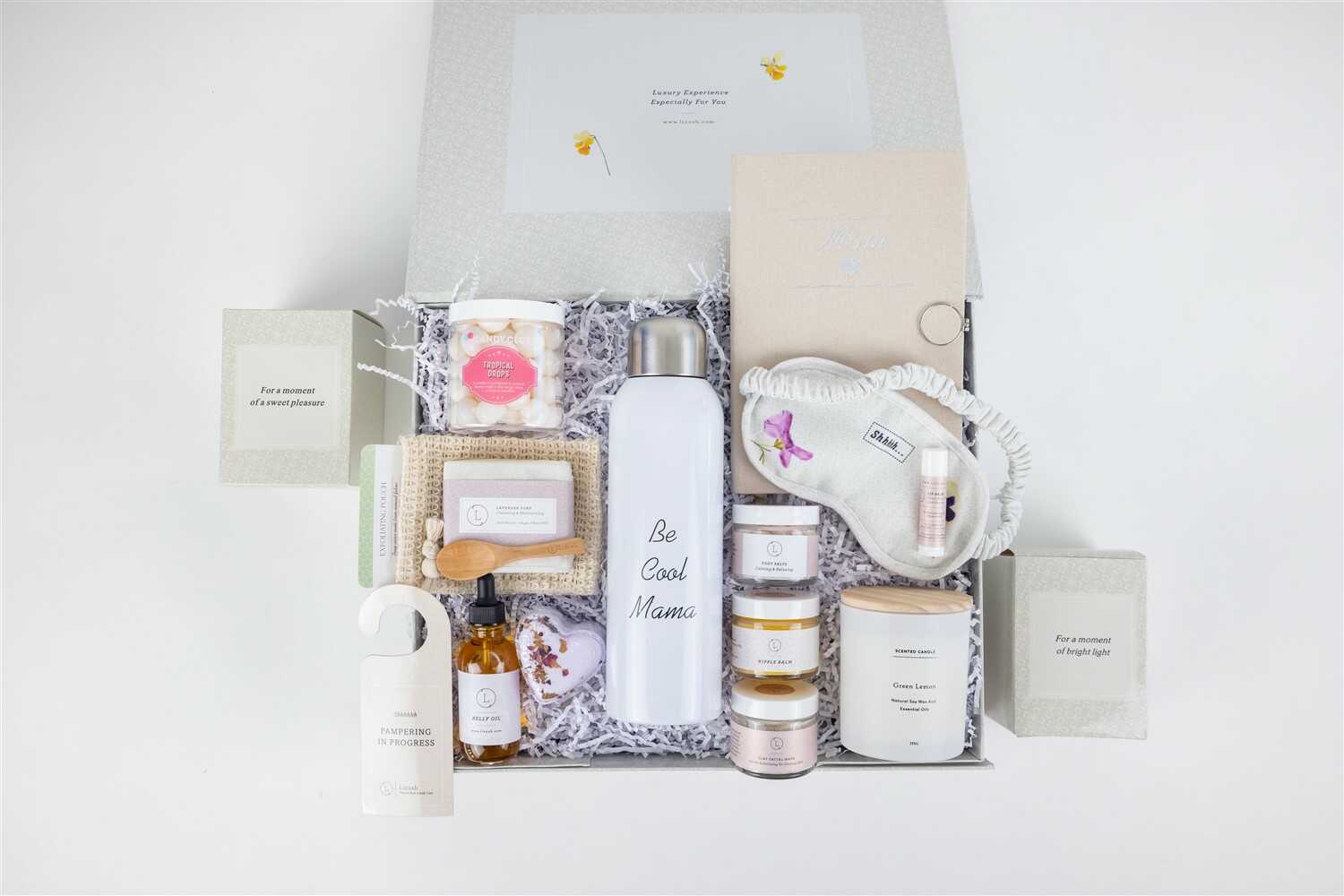 New Mom Gift – Natural Pampering Skincare & Self-Care Box