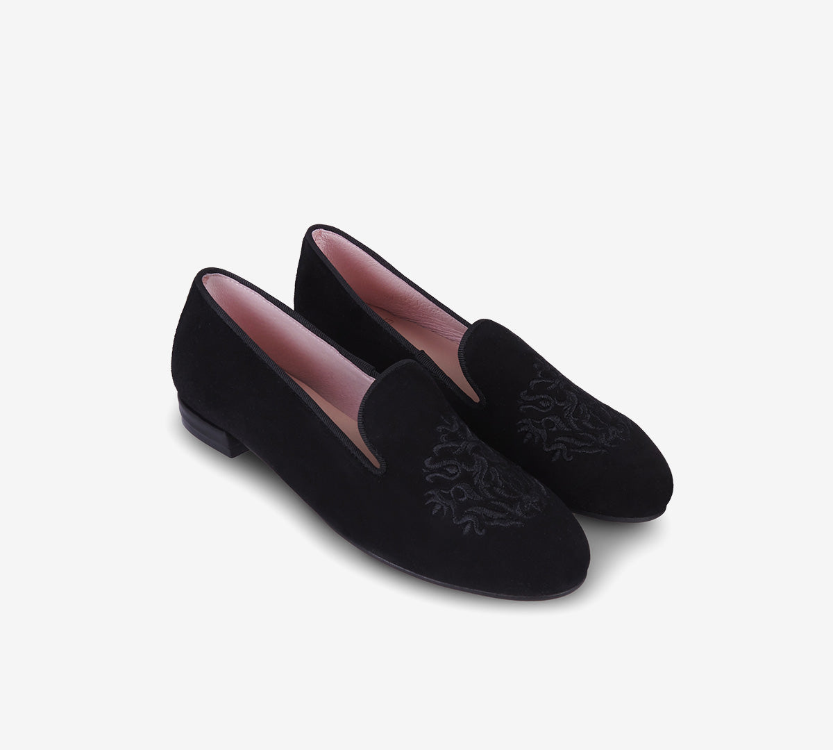 Black Loafer with Crest
