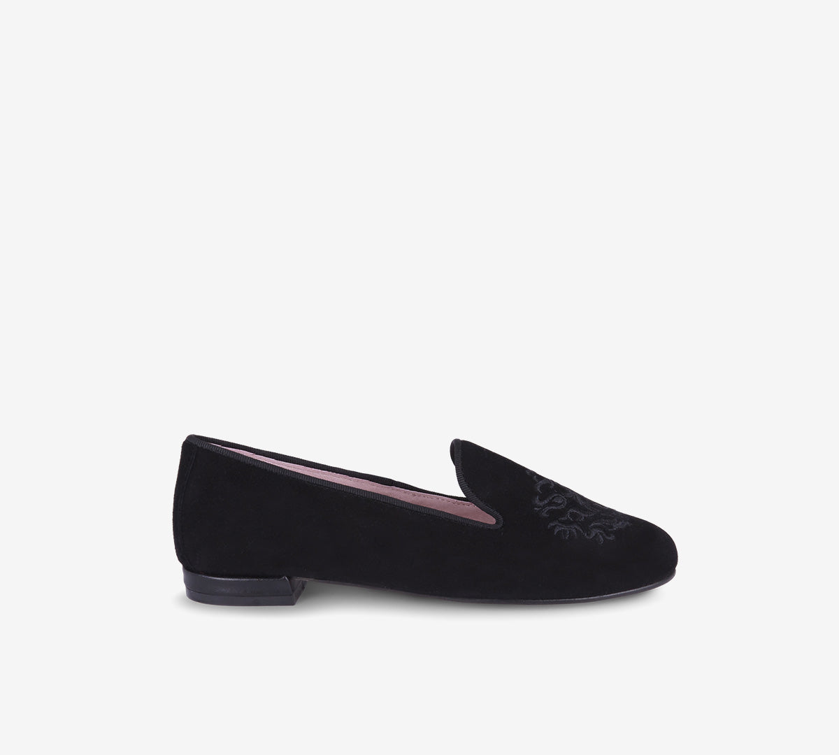 Black Loafer with Crest