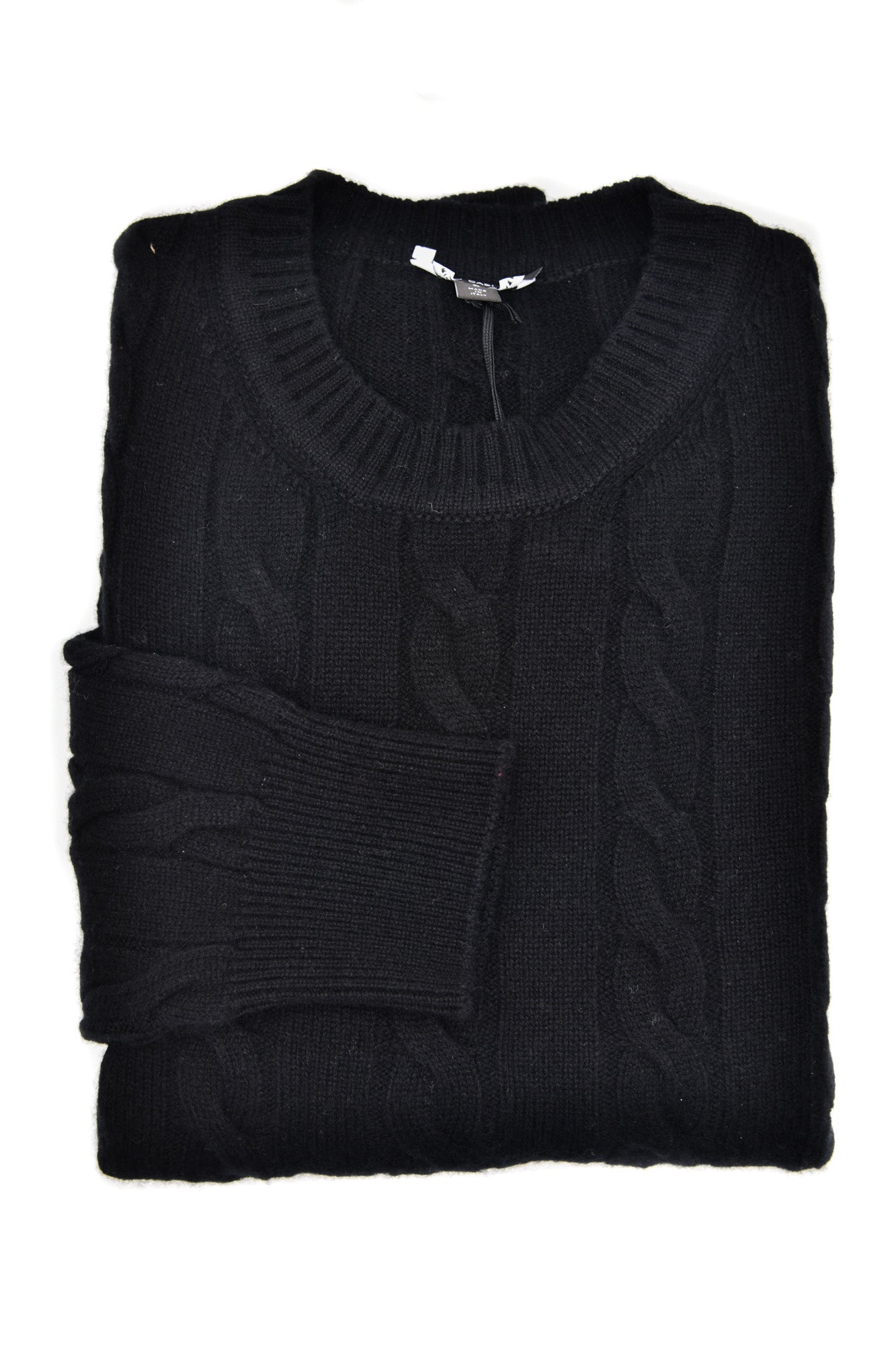 Manrico Cashmere Cable Knit Sweater