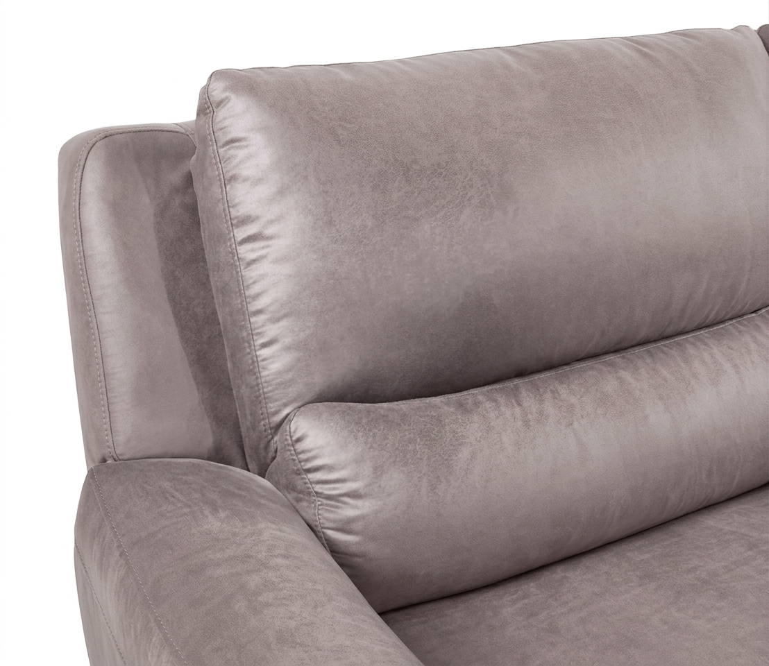 Branson Zero Slate 6-Piece Dual Power Reclining Modular Sectional with Storage Console