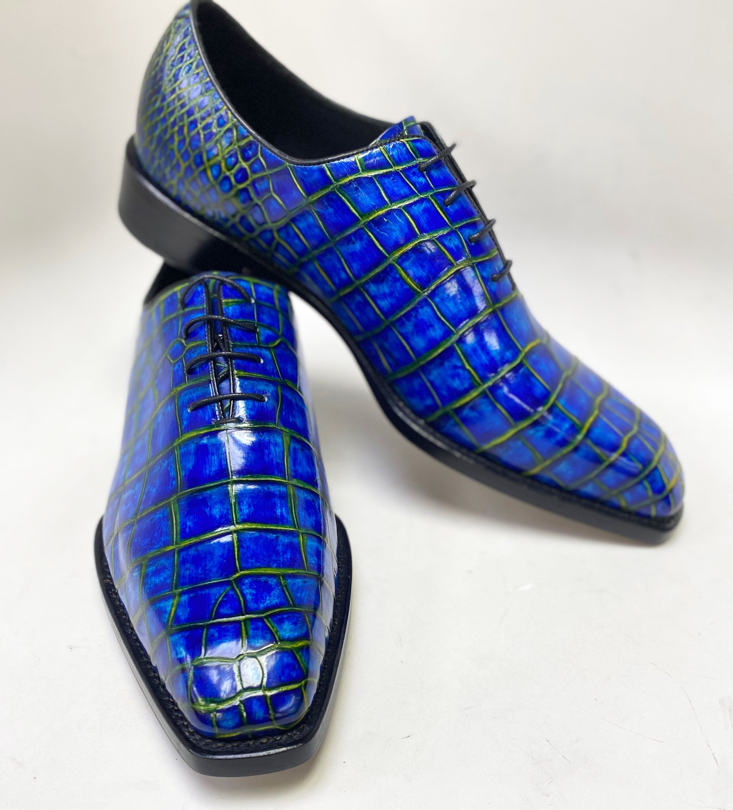 Maurice Brooklyn Alligator Oxford - Cognac