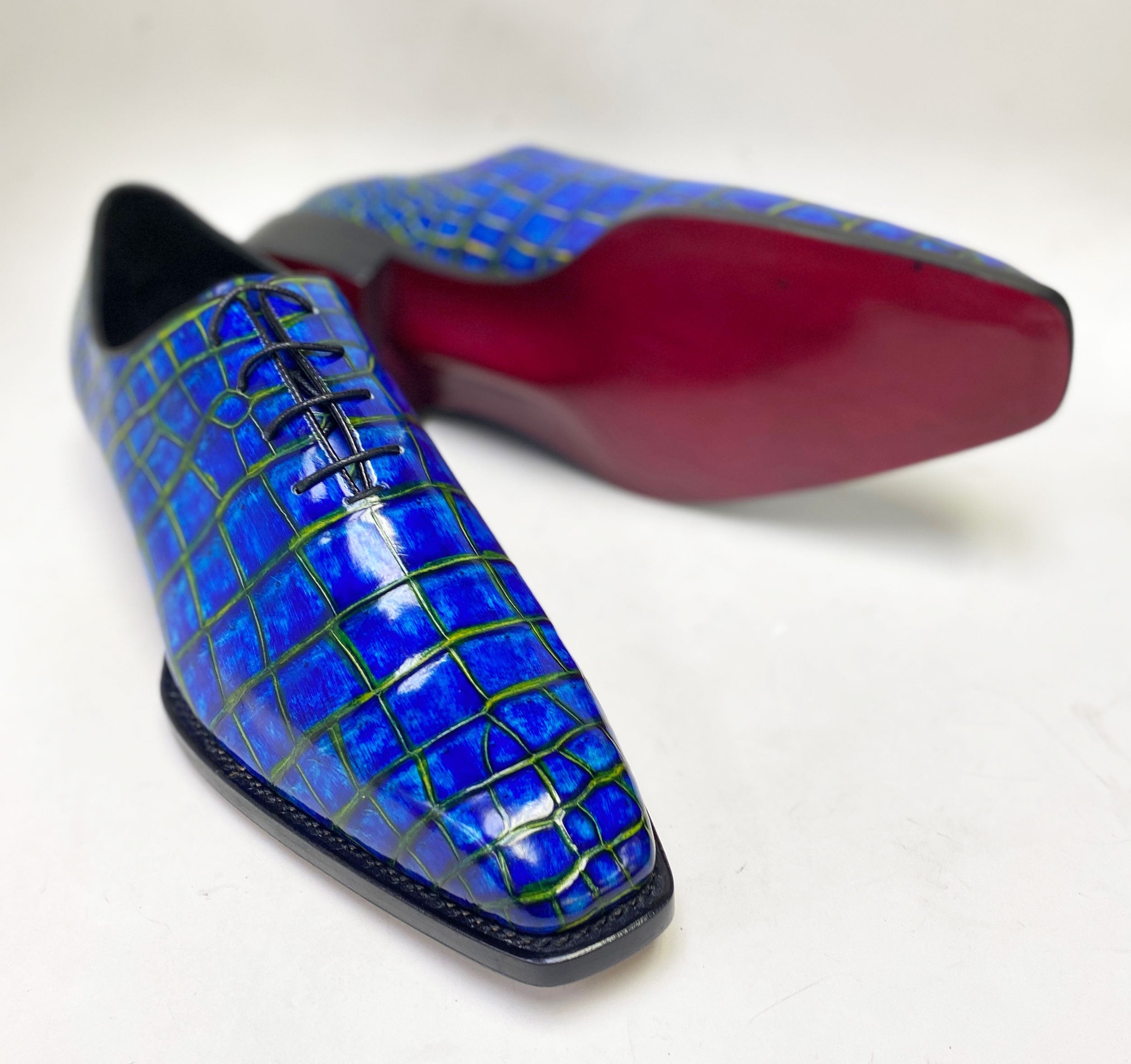 Maurice Brooklyn Alligator Oxford - Cognac