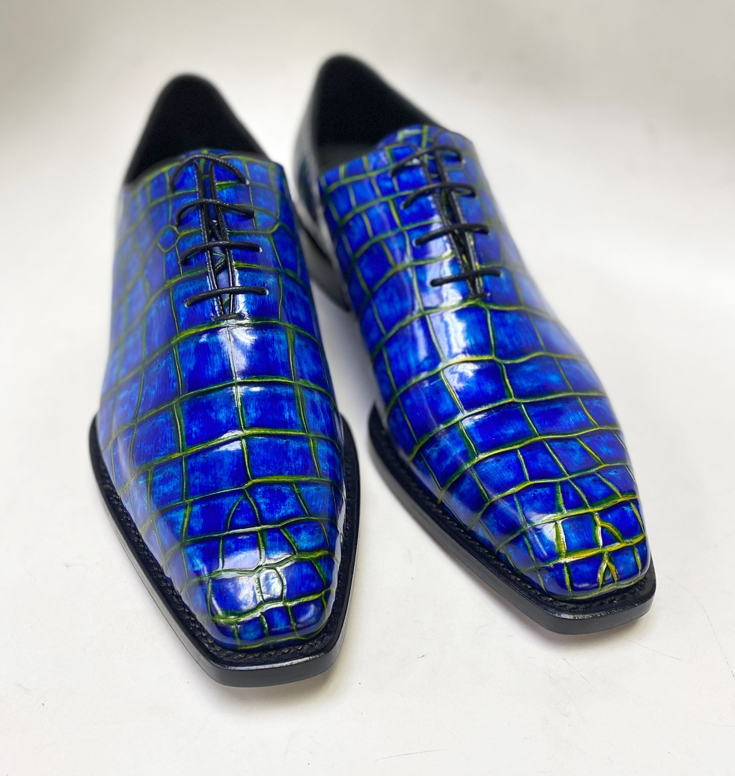 Maurice Brooklyn Alligator Oxford - Cognac