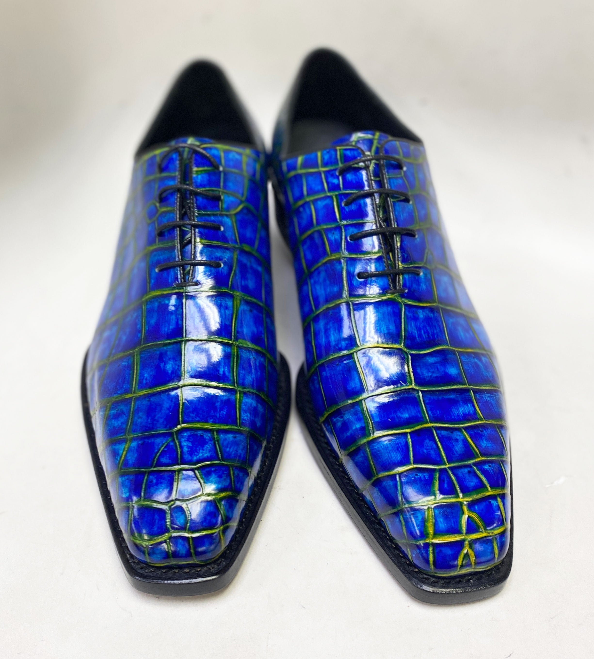 Maurice Brooklyn Alligator Oxford - Cognac