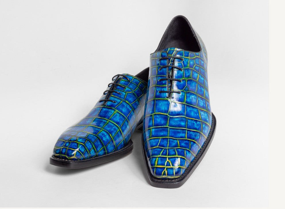 Maurice Brooklyn Alligator Oxford - Cognac