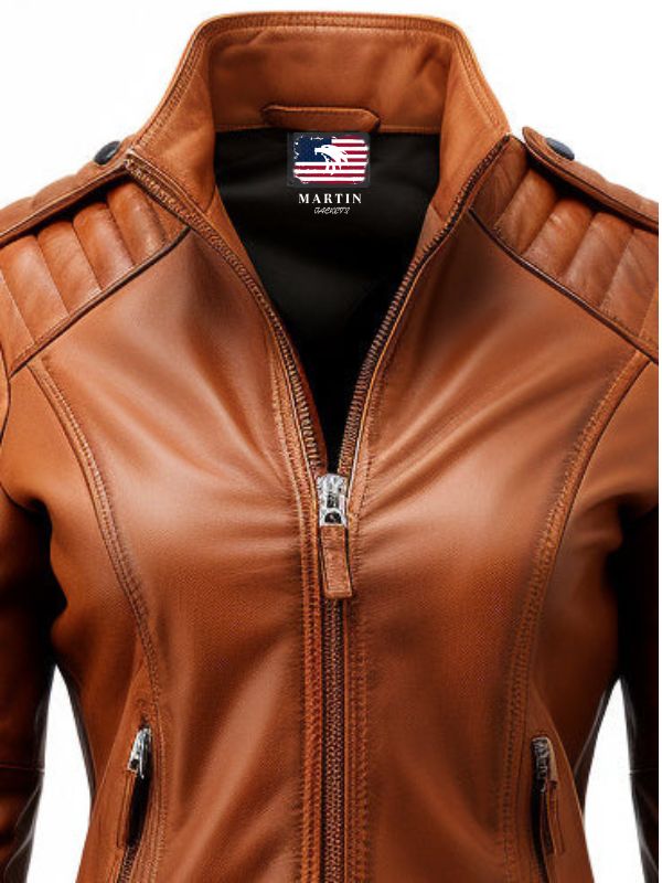 Brown Leather Jacket for Women – Designer Leather Jacket