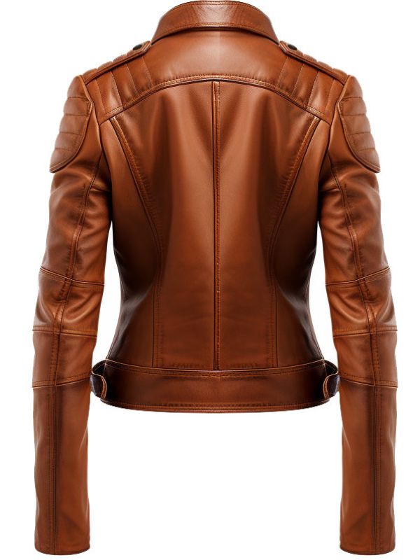 Brown Leather Jacket for Women – Designer Leather Jacket