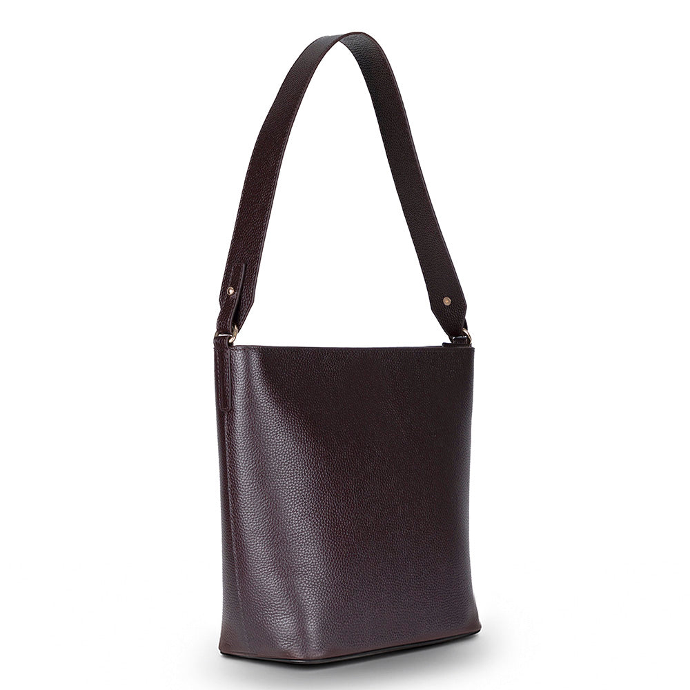 Elena Women’s Leather Tote Bag – Genuine Leather Shoulder Bag for Everyday Function | Minimal & Handcrafted