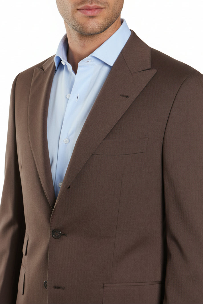 Brunello Cucinelli Pinstripe Cotton-Virgin Wool Suit