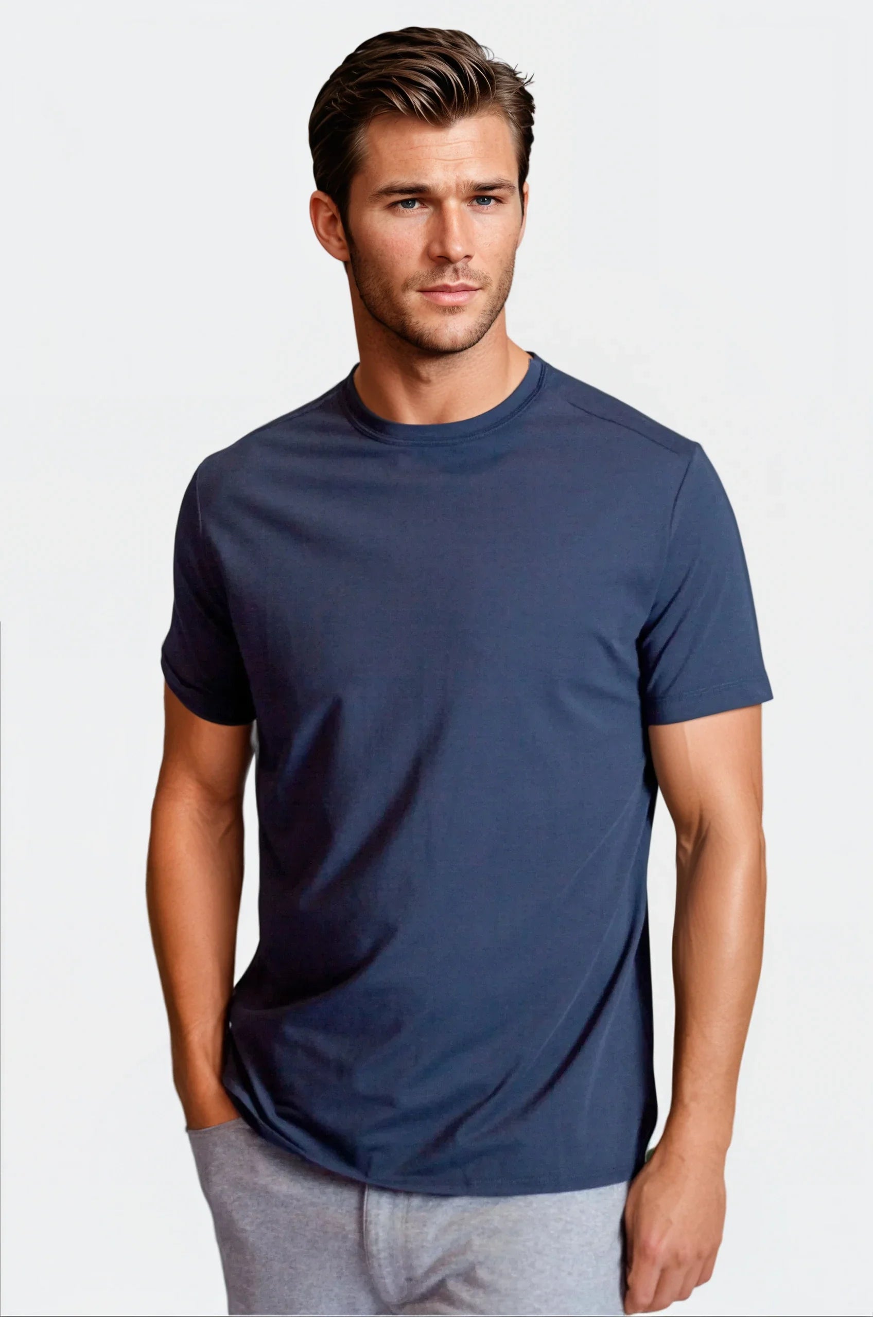 Buki Cinqo Tech Tee 3-Pack - French Blue/Blue Night/Blue Grey  - Men