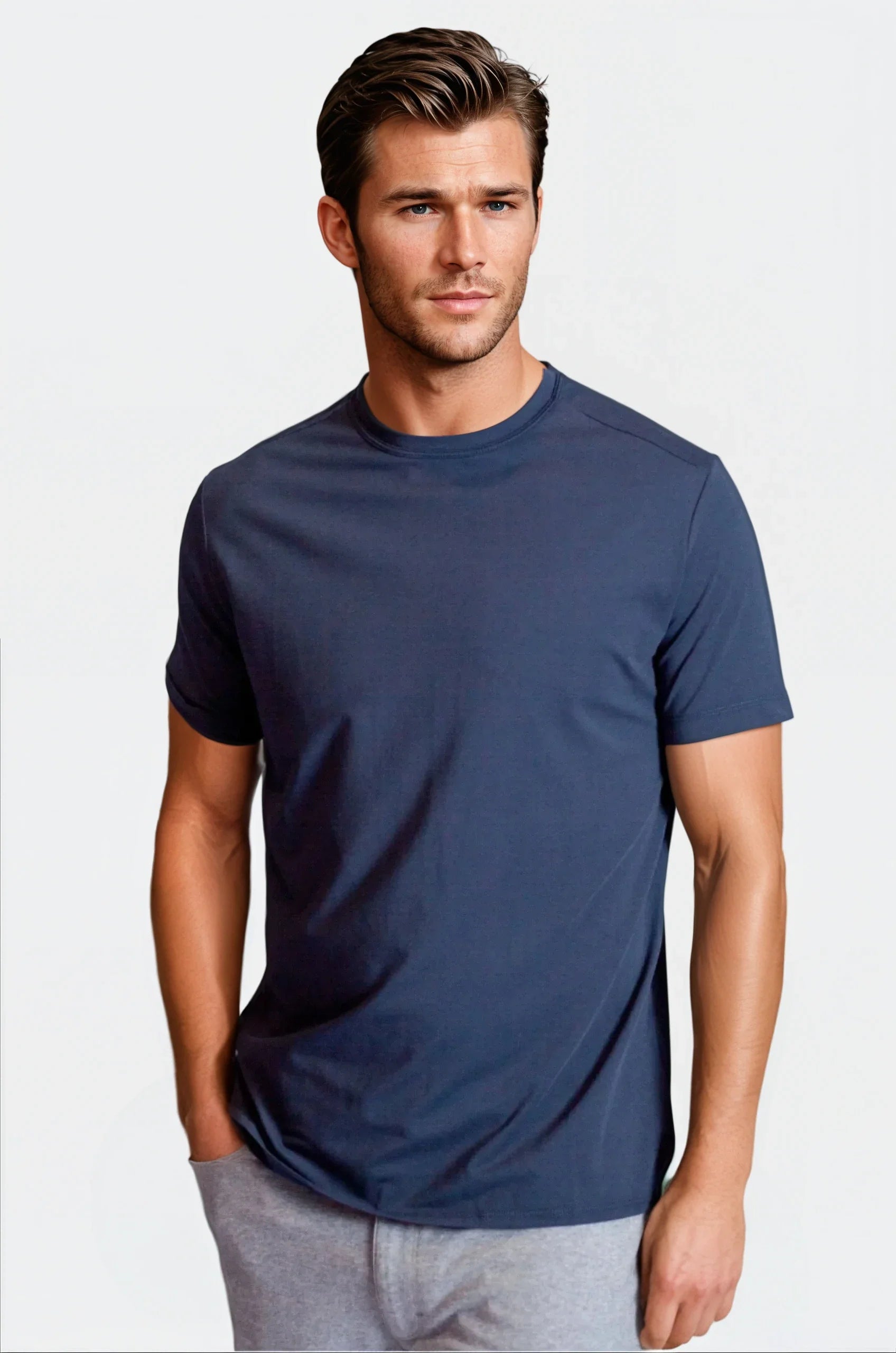 Buki Cinqo Tech Tee 2-Pack - Blue Grey/Blue Night  - Men