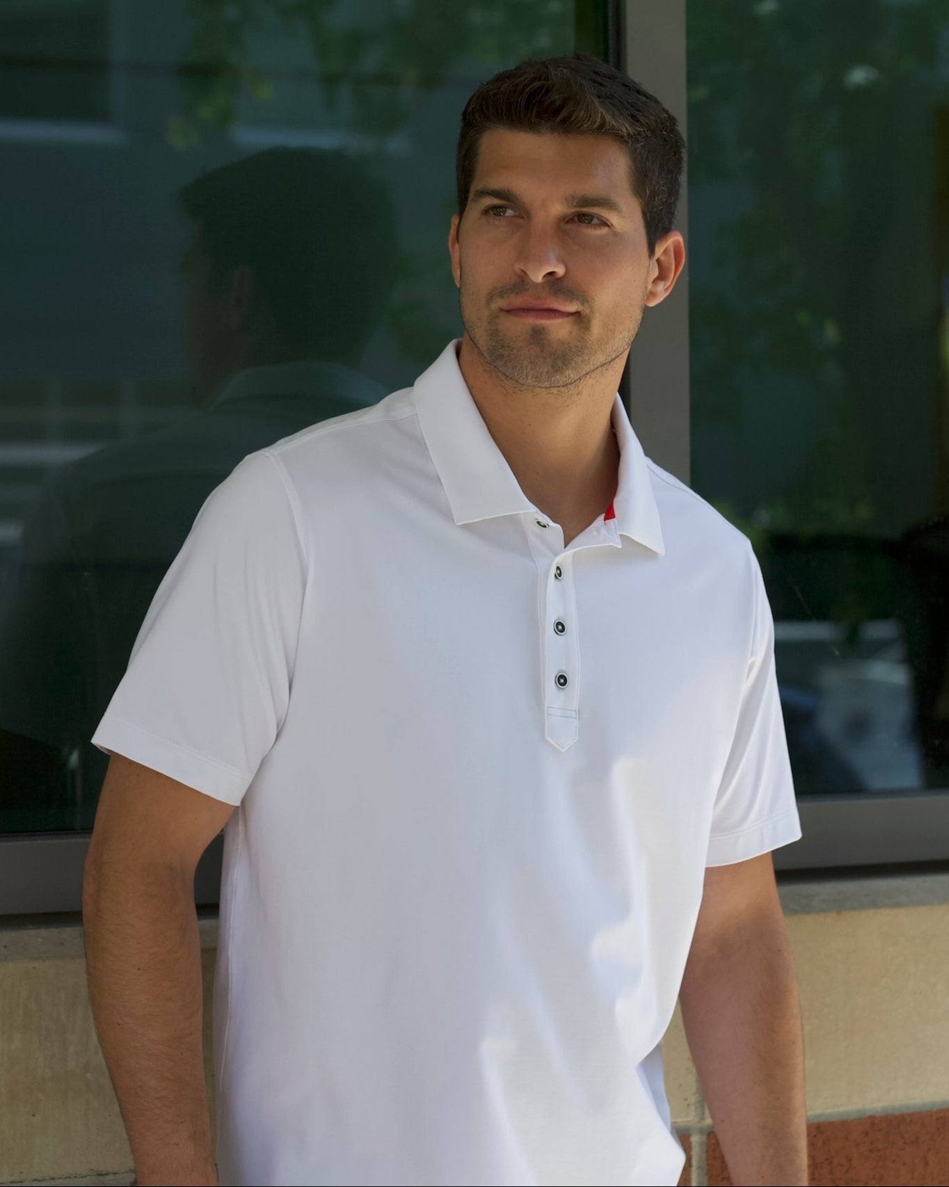 Buki Cinqo Polo - White  - Men
