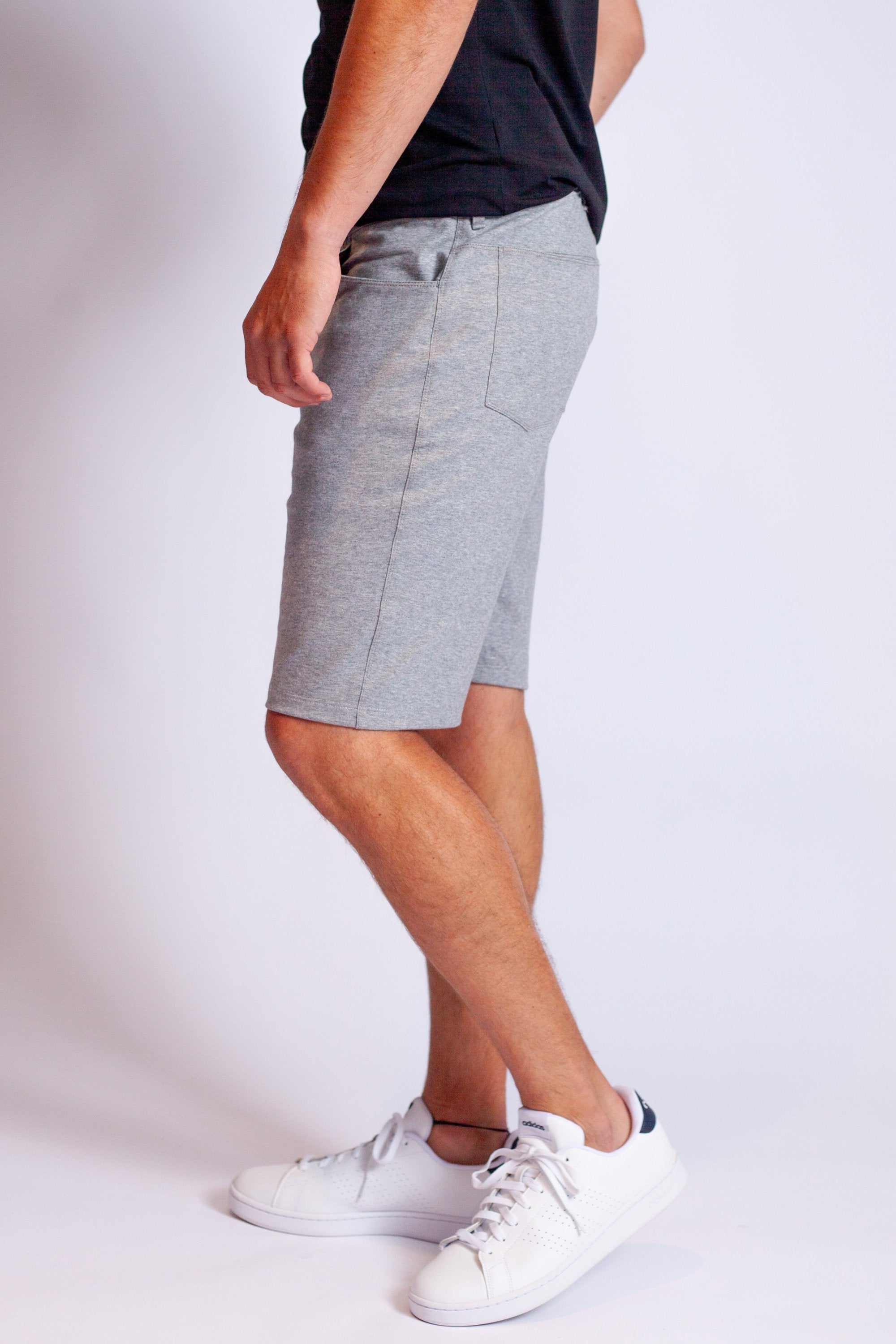 High-Five Tech Shorts - Heather Grey  - Men