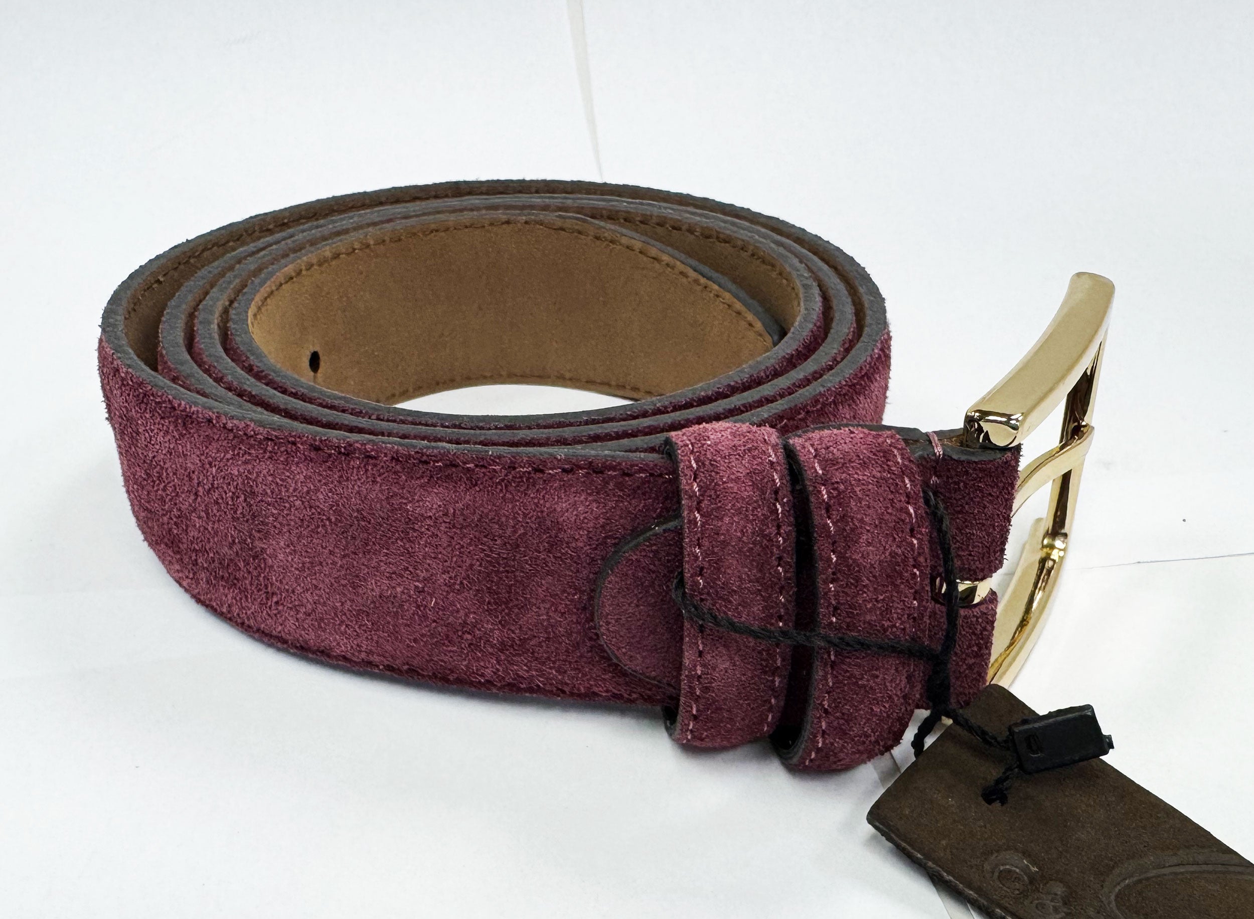 C Collection Suede Oxford - Burgundy