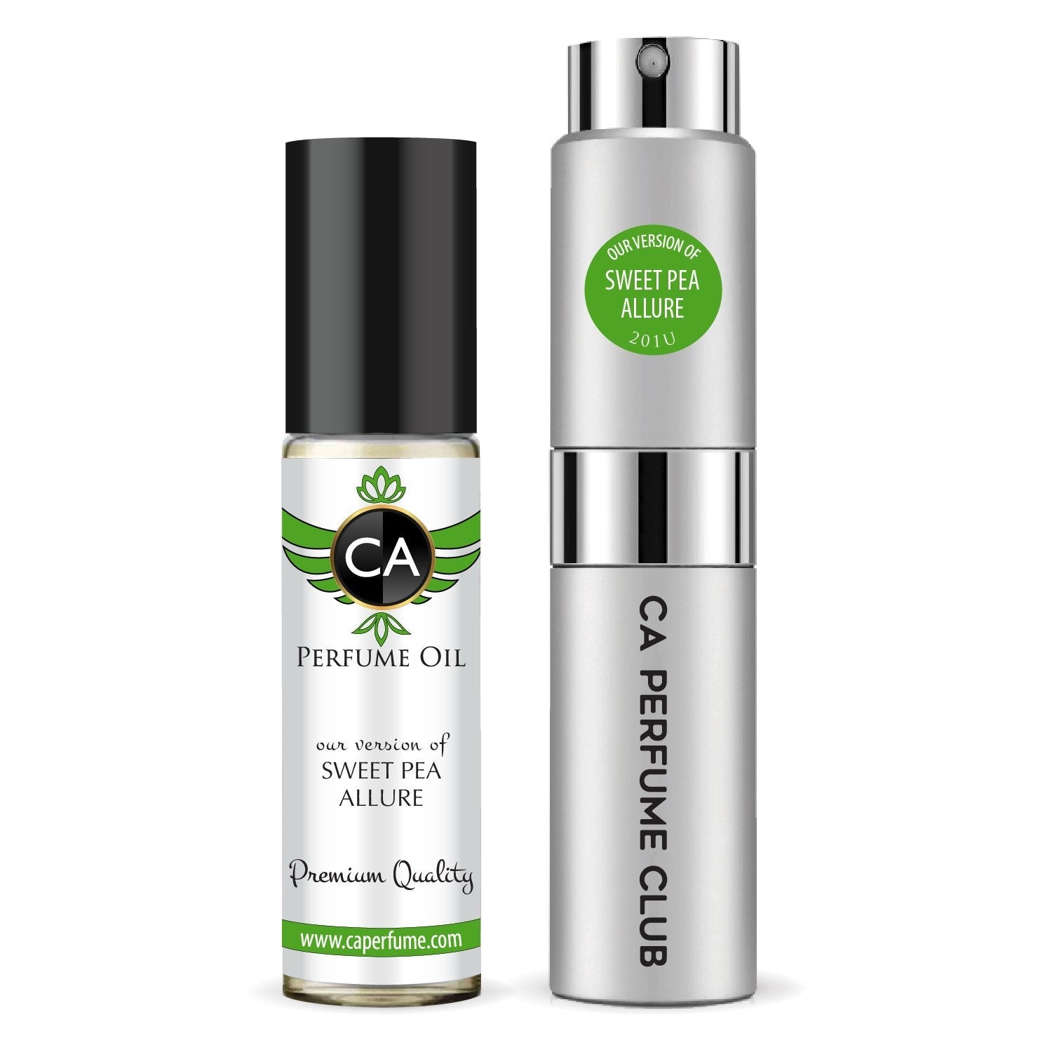 201- Sweet Pea Allure LongWear System™ Fragrance Oil and Perfume Spray Bundle