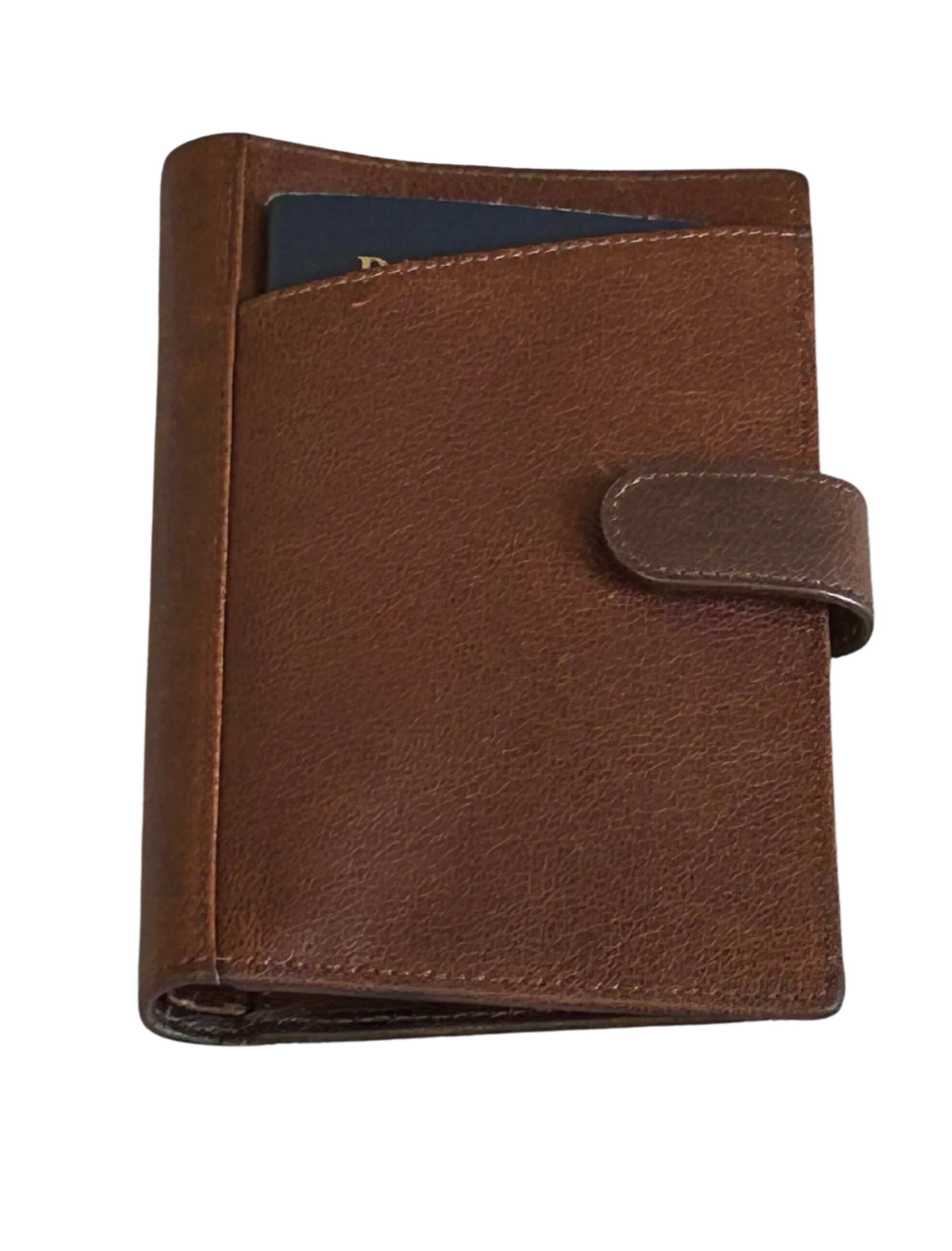 Full-Grain Leather Passport Wallet – Cambridge RFID Travel Organizer