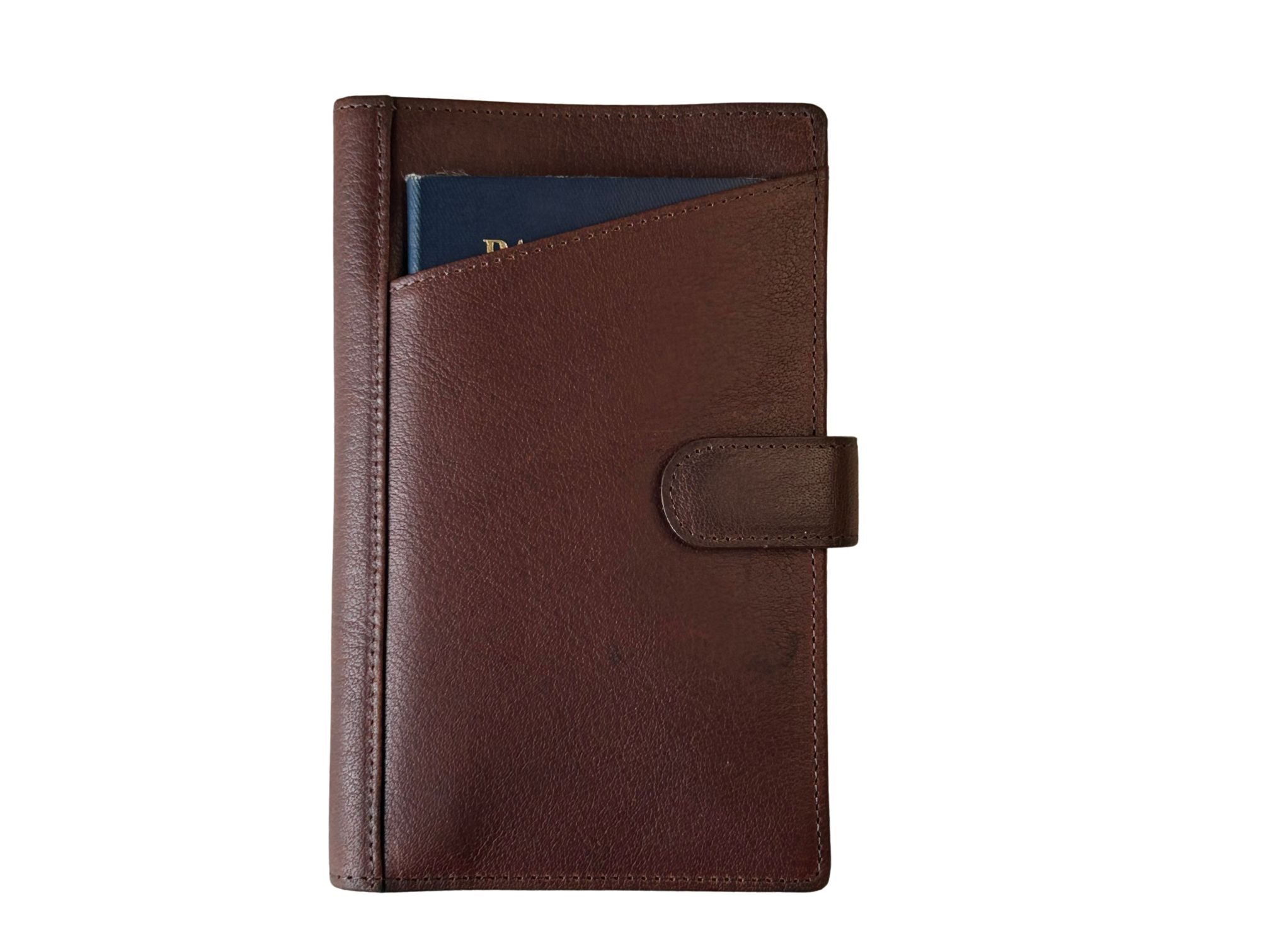 Cambridge Full-Grain Leather Travel Wallet & Passport Organizer
