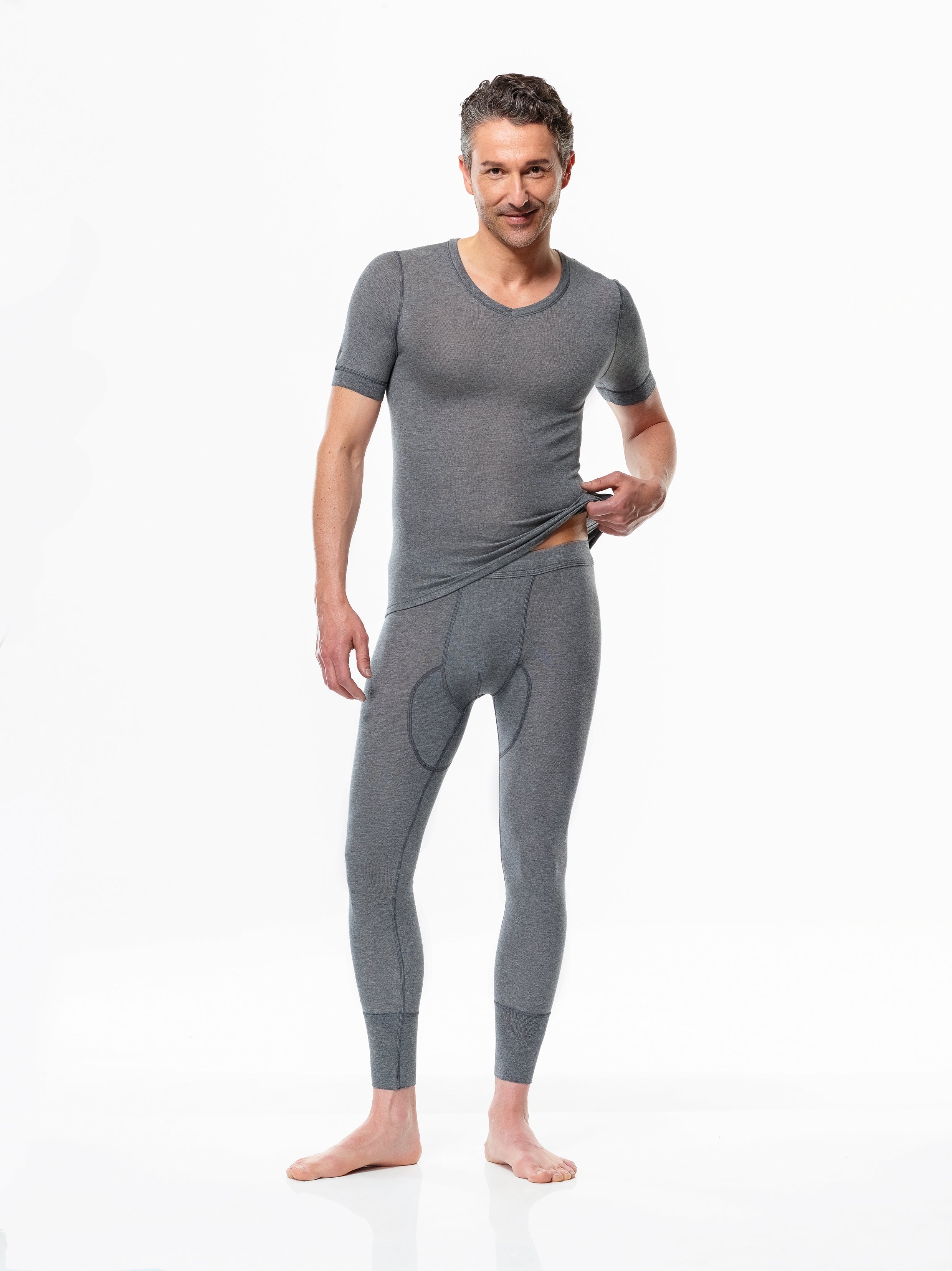 Cashmere and Silk | Short sleeve base layer shirt (Men's)