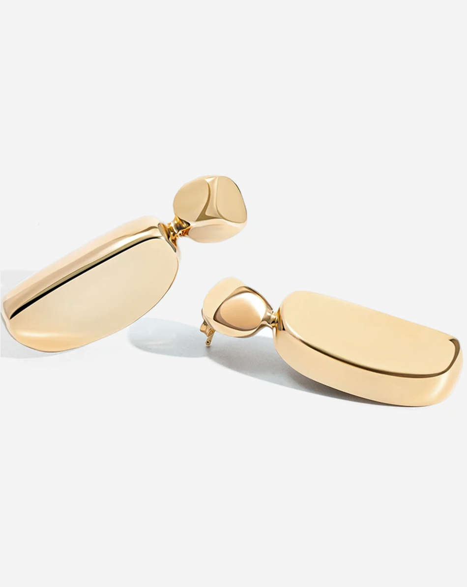 Chloe Bold Sculptural Drop Earrings