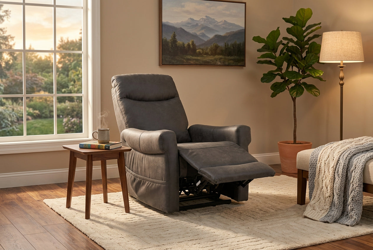 ComfortRise Granite Infinite Position Lift Chair with Power Headrest & Lumbar Support