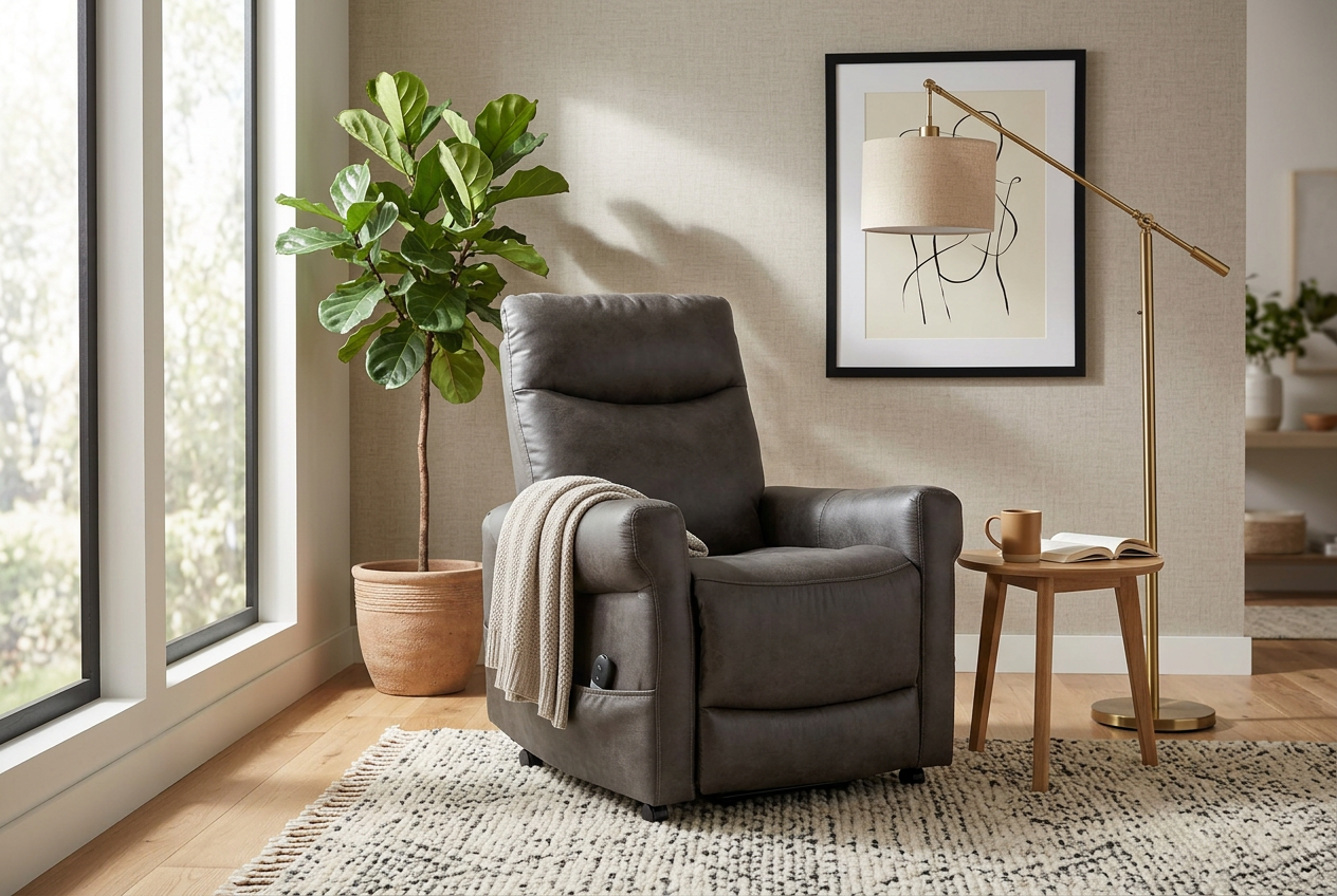 ComfortRise Granite Infinite Position Lift Chair with Power Headrest & Lumbar Support