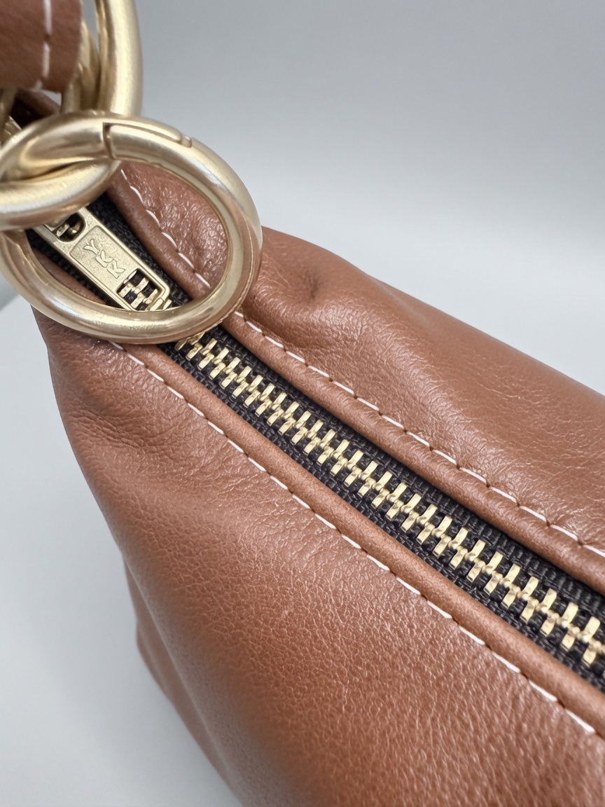 Blair Shoulder Bag, Brown Leather