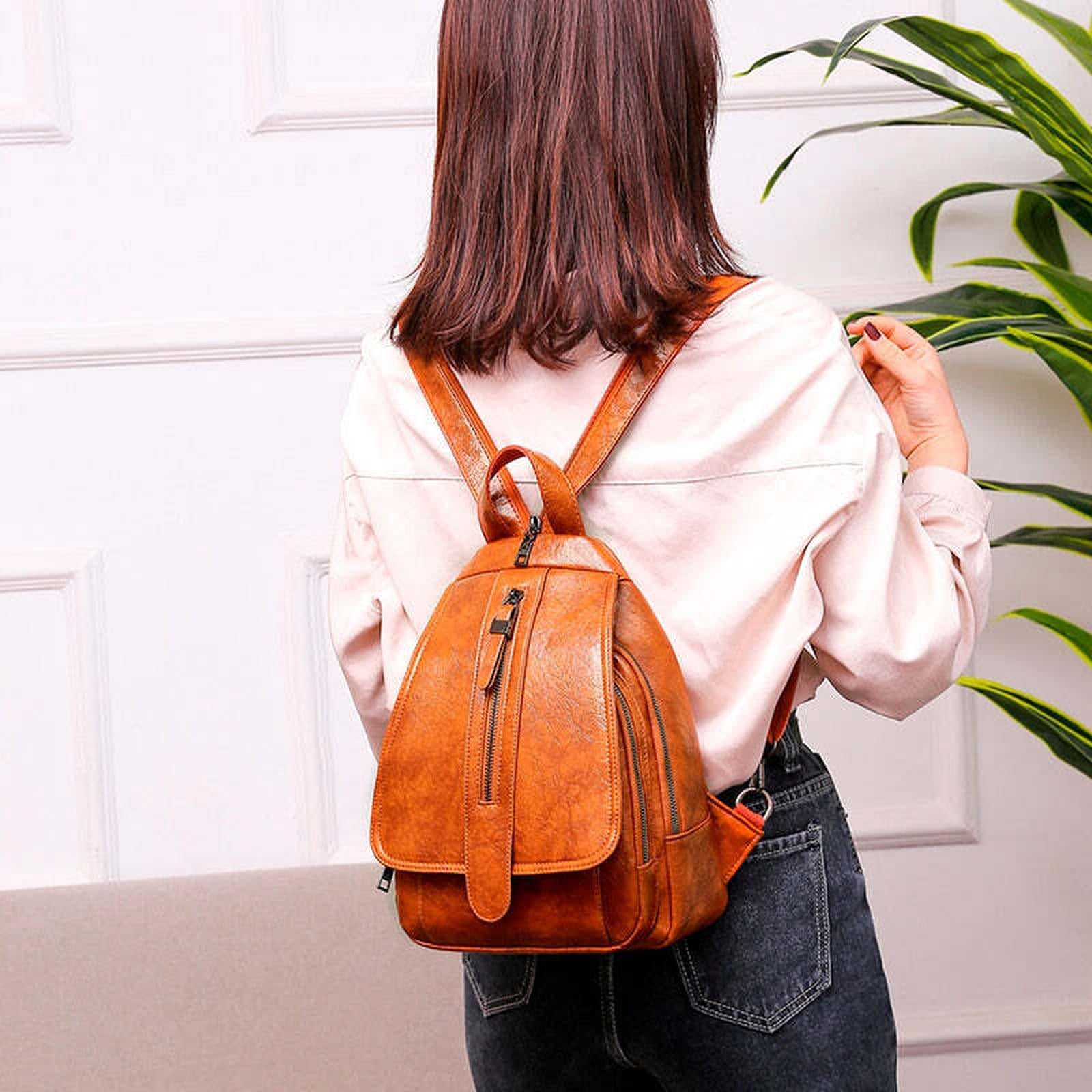 Gorgeous Travel Shoulder Bag School Backpacks For Teenage Girls Sac A Dos Women Leather Backpacks High Quality Ladies Bagpack New