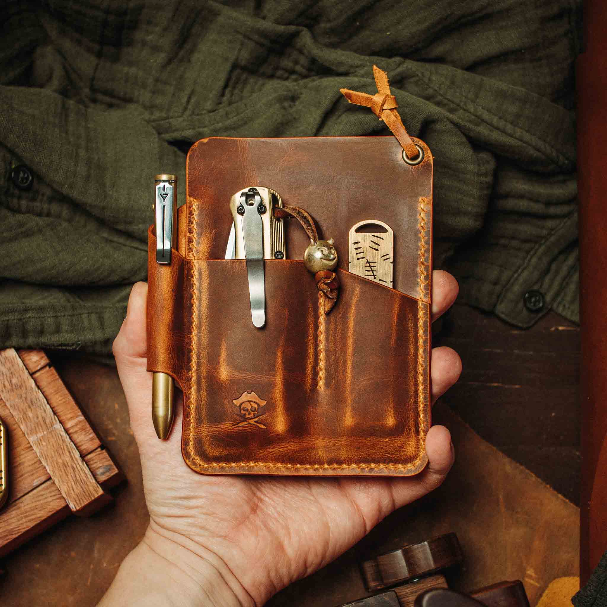 Pirate Goods First Mate Fatty – Large Leather EDC Organizer