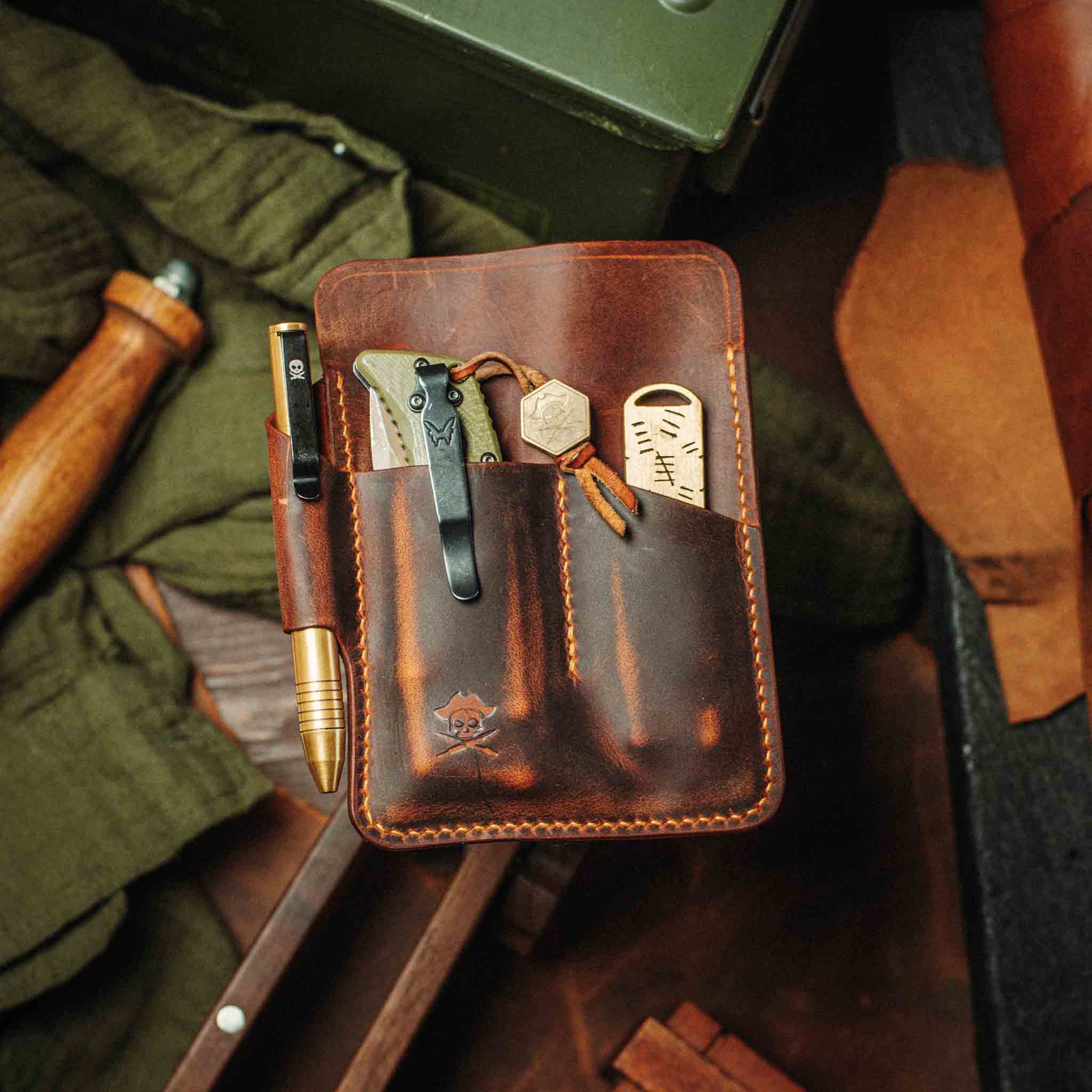 Pirate Goods First Mate Fatty – Large Leather EDC Organizer
